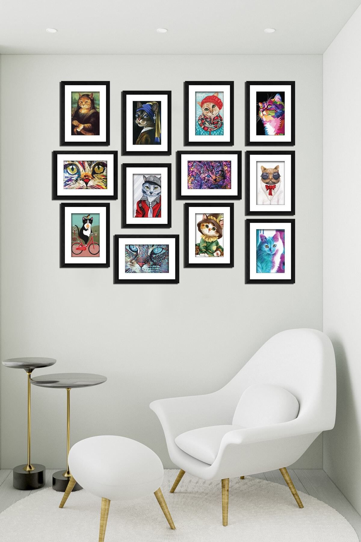 Pi Dekorasyon Modern Style 12 Parçalı Mdf Tablo Mck051