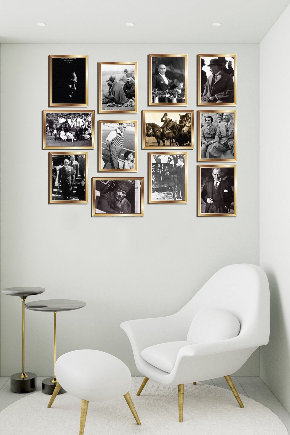 Pi Dekorasyon Modern Style 12 Parçalı Mdf Tablo Mck066