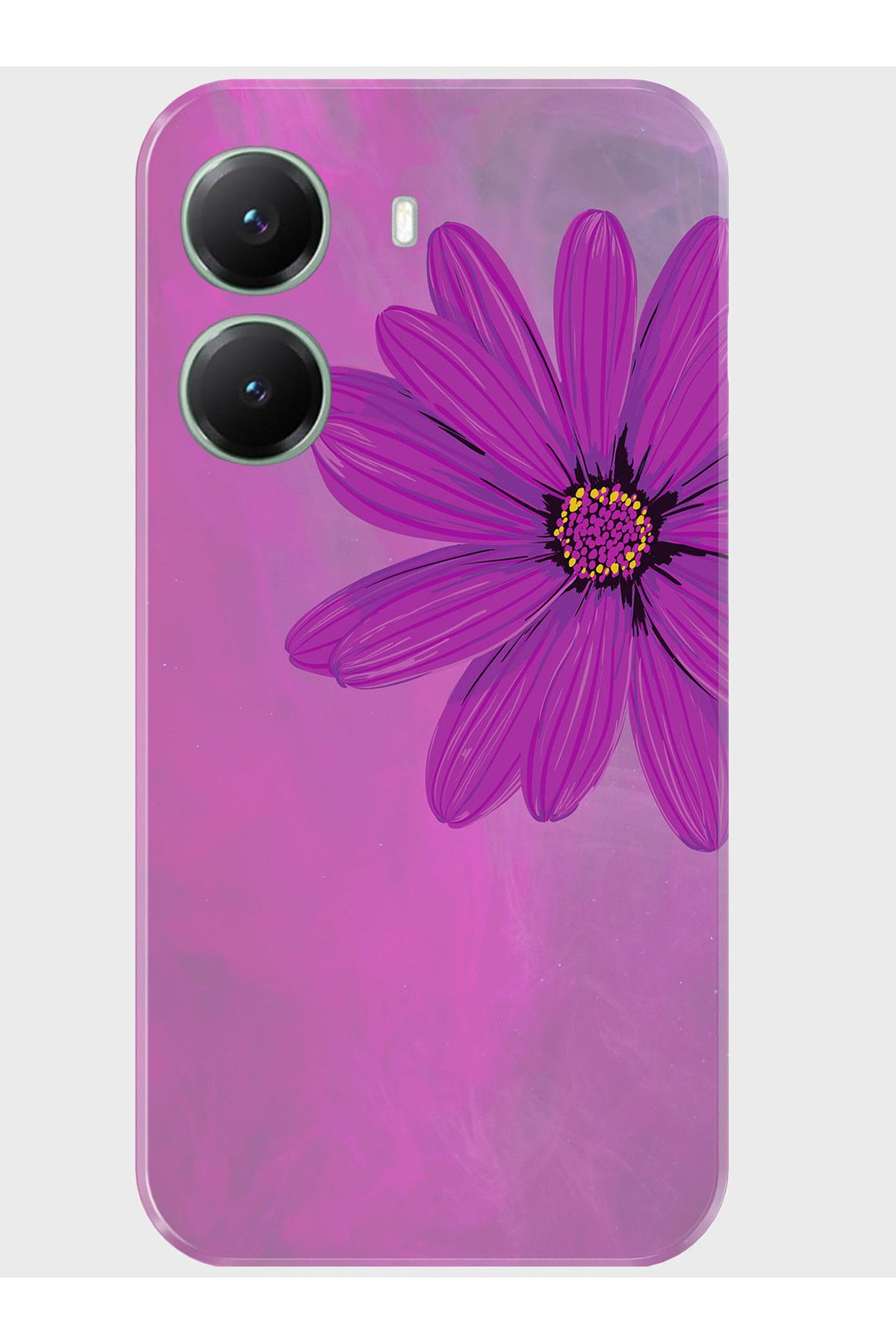 Activist Xiaomi Poco X7 Pro Kılıf Kamera Korumalı Baskılı Silikon Kapak - purpleflower