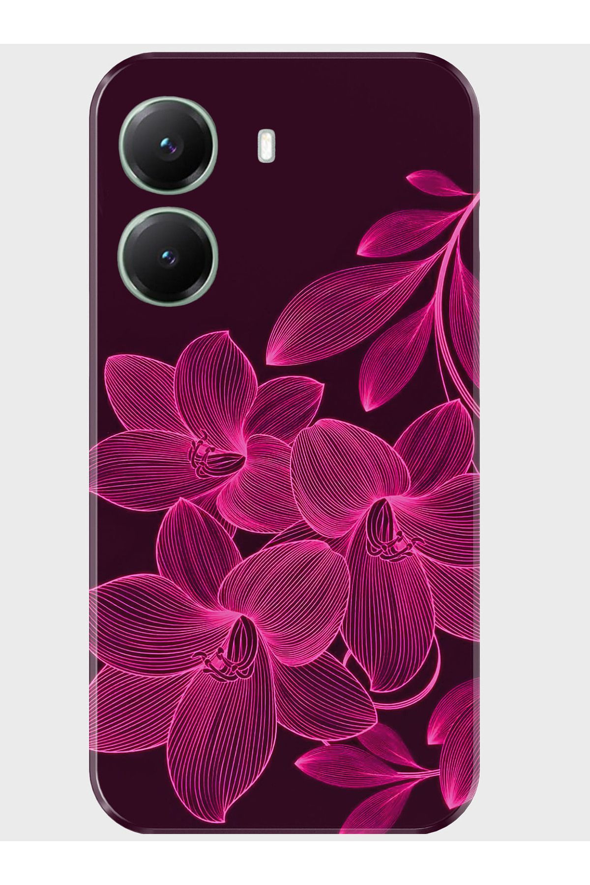 Activist Xiaomi Poco X7 Pro Kılıf Kamera Korumalı Baskılı Silikon Kapak - redflower