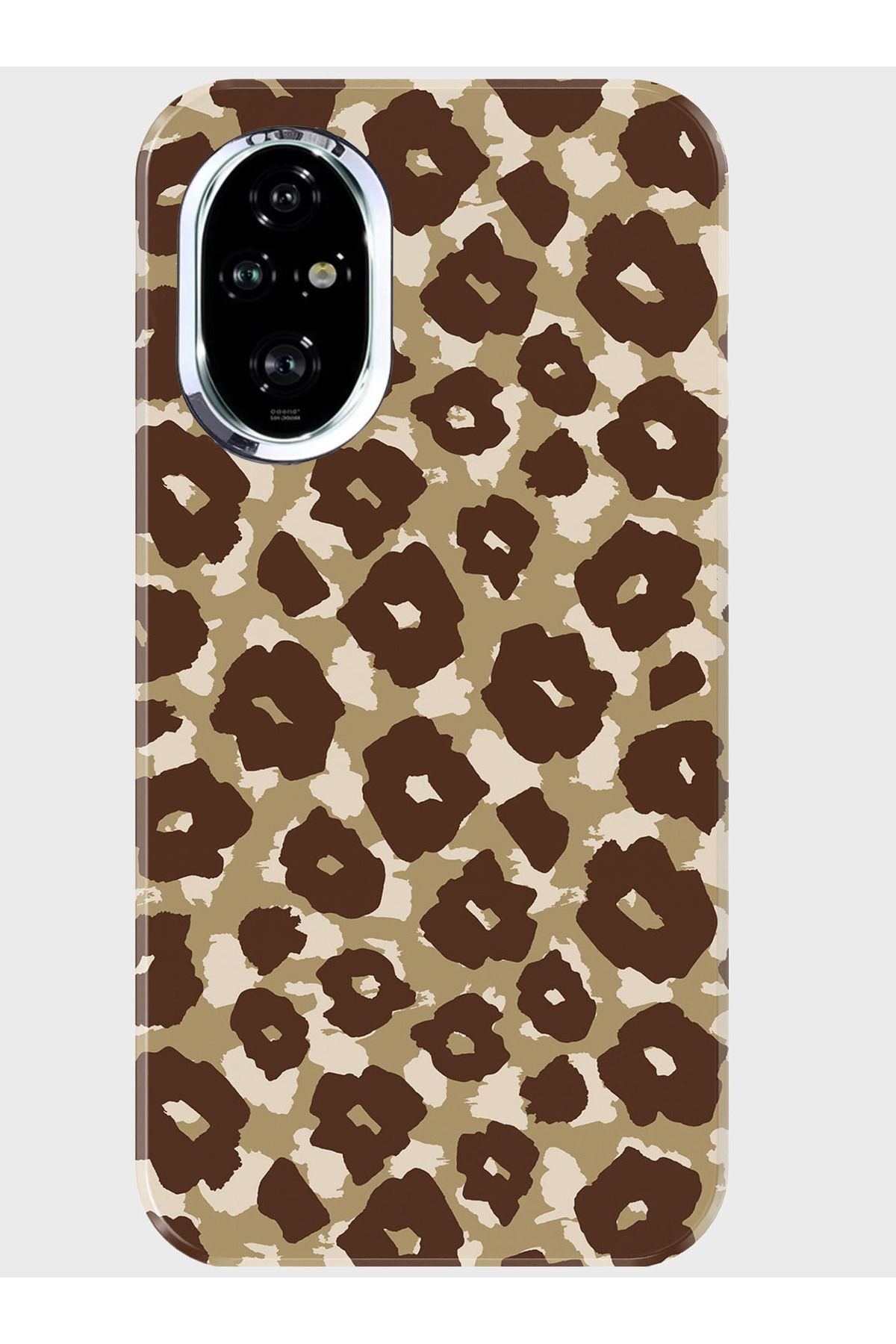 Activist Honor 200 Pro Kılıf Kamera Korumalı Baskılı Silikon Kapak - brownleopar