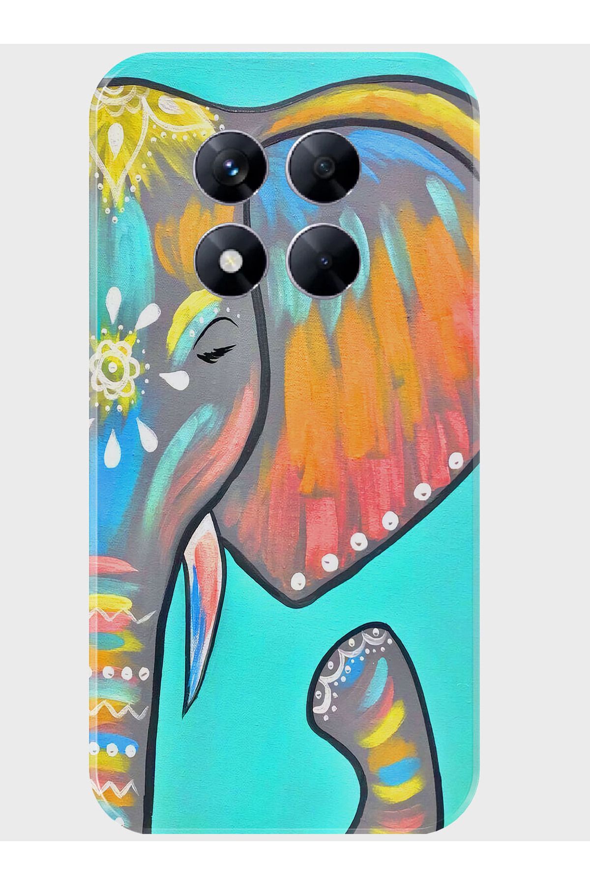 Activist Xiaomi Redmi Note 14 Pro 4G Kılıf Baskılı Silikon Kapak - elephant