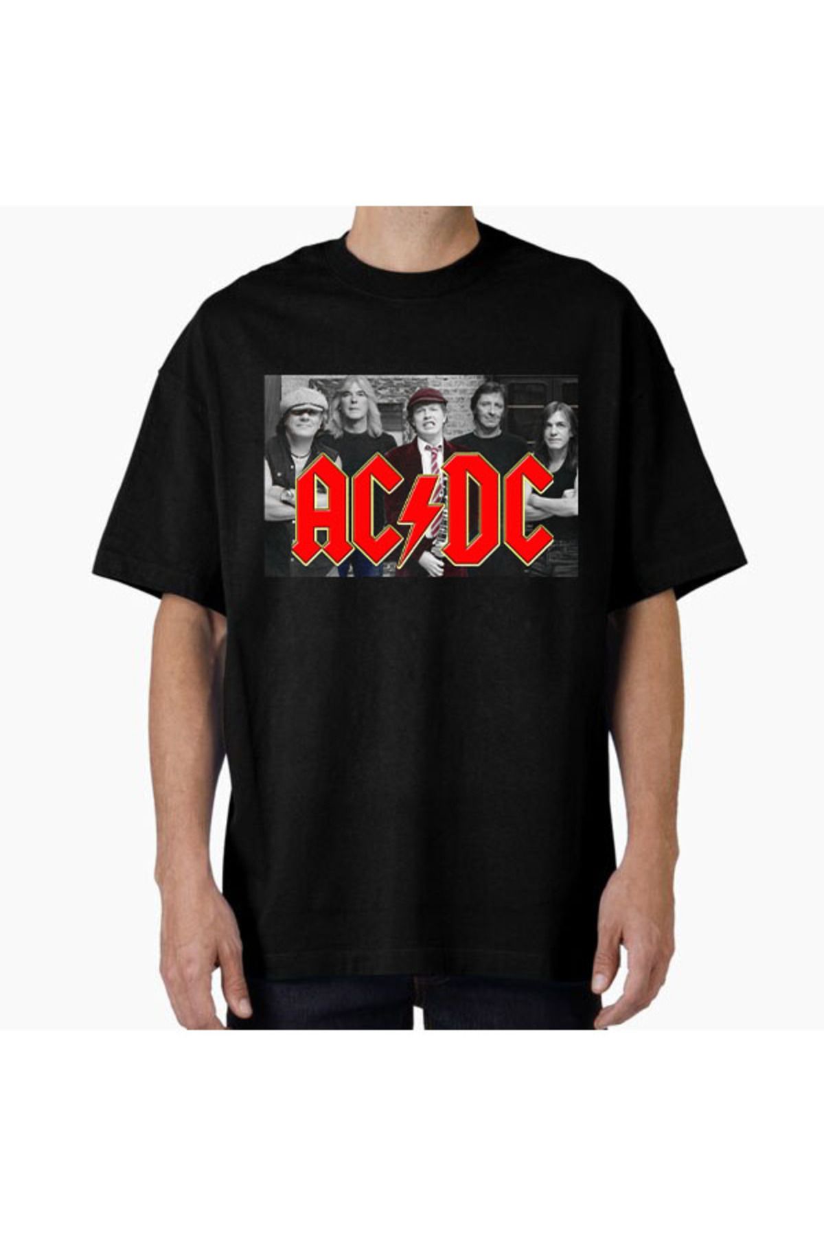COMVİCHO Unisex acda Tasarım Baskılı Oversize T-Shirt