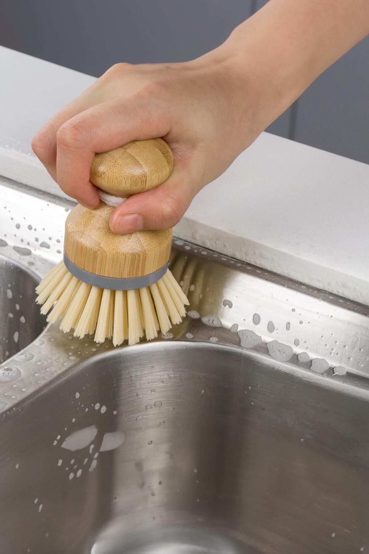 Avantaj Kapıda ® Bambu Bulaşık Temizlik Fırçası & Mutfak Banyo Temizlik Fırçası