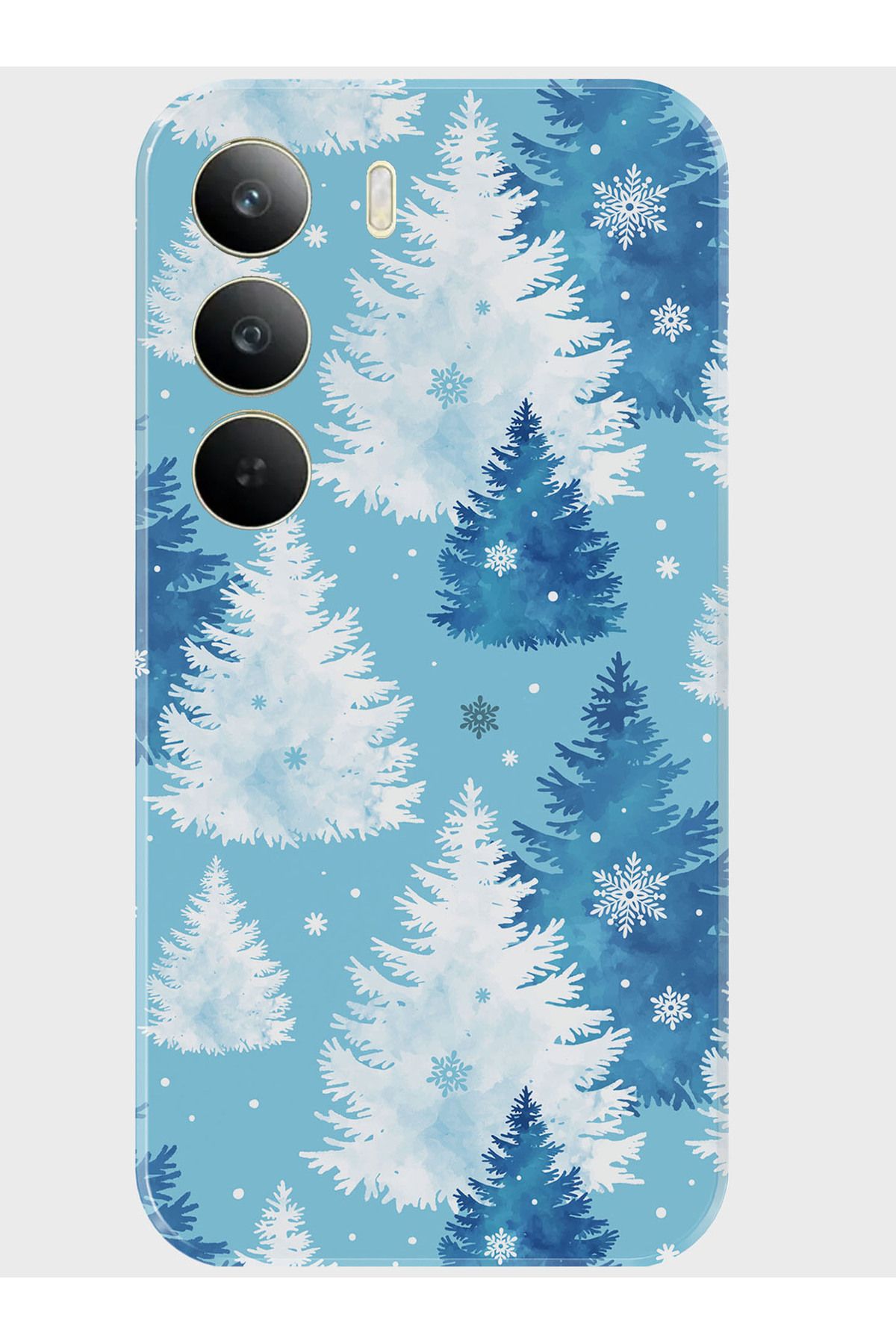 Activist Tecno Camon 40 4G Kılıf Kamera Korumalı Baskılı Silikon Kapak - winter