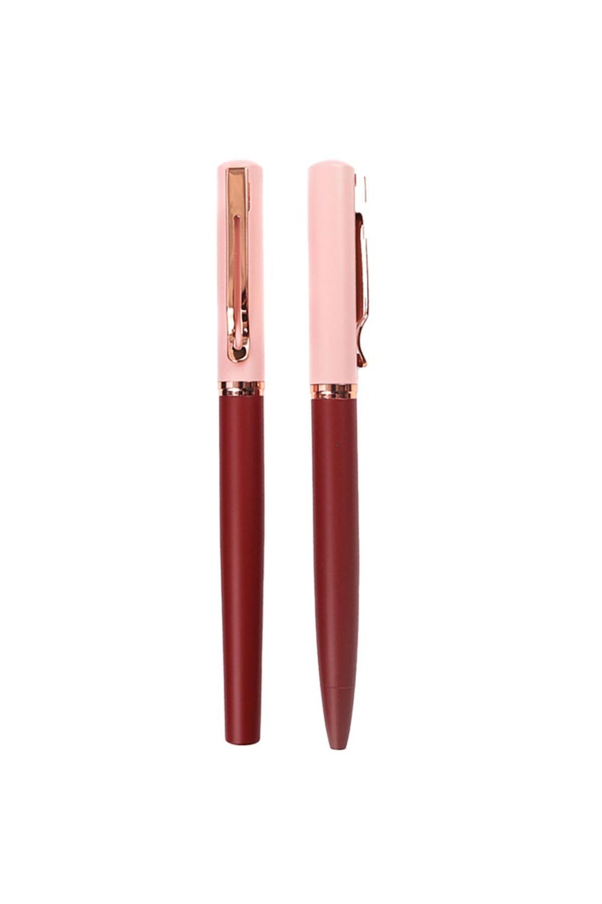 DA Accessories KUTULU RENKLİ İKİLİ KALEM SETİ HEDİYELİK ROLLER VE TÜKENMEZ