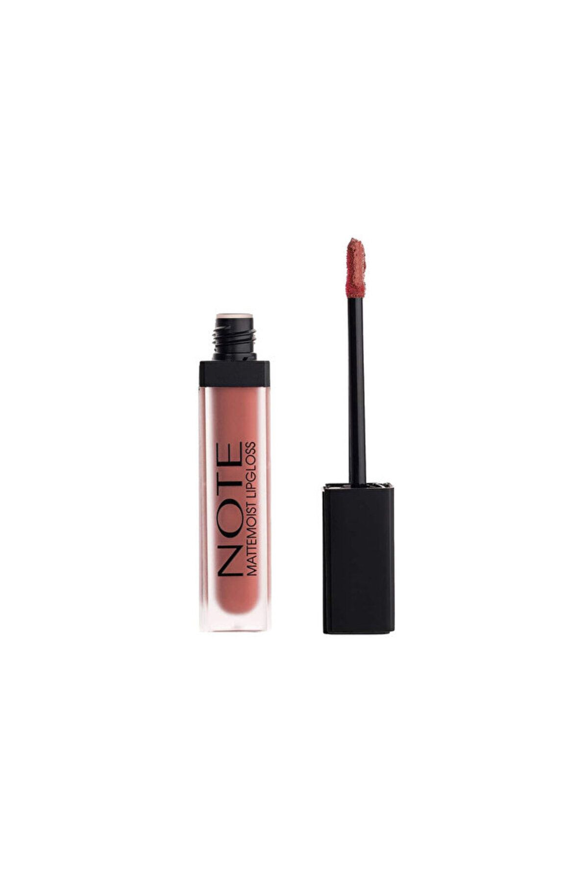 NewY Note Mattemoist Lipgloss Yarı Mat Saten Bitişli Likit Ruj - 413 Coral Touch - 1 Adet