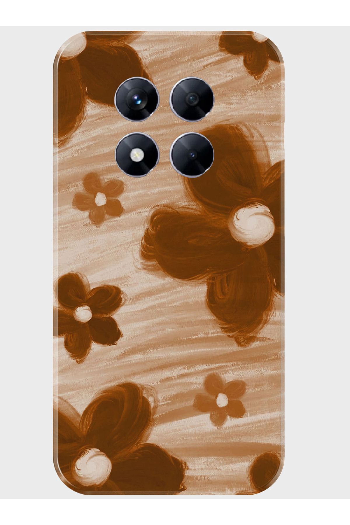 Activist Xiaomi Redmi Note 14 Pro 4G Kılıf Baskılı Silikon Kapak - brownflower