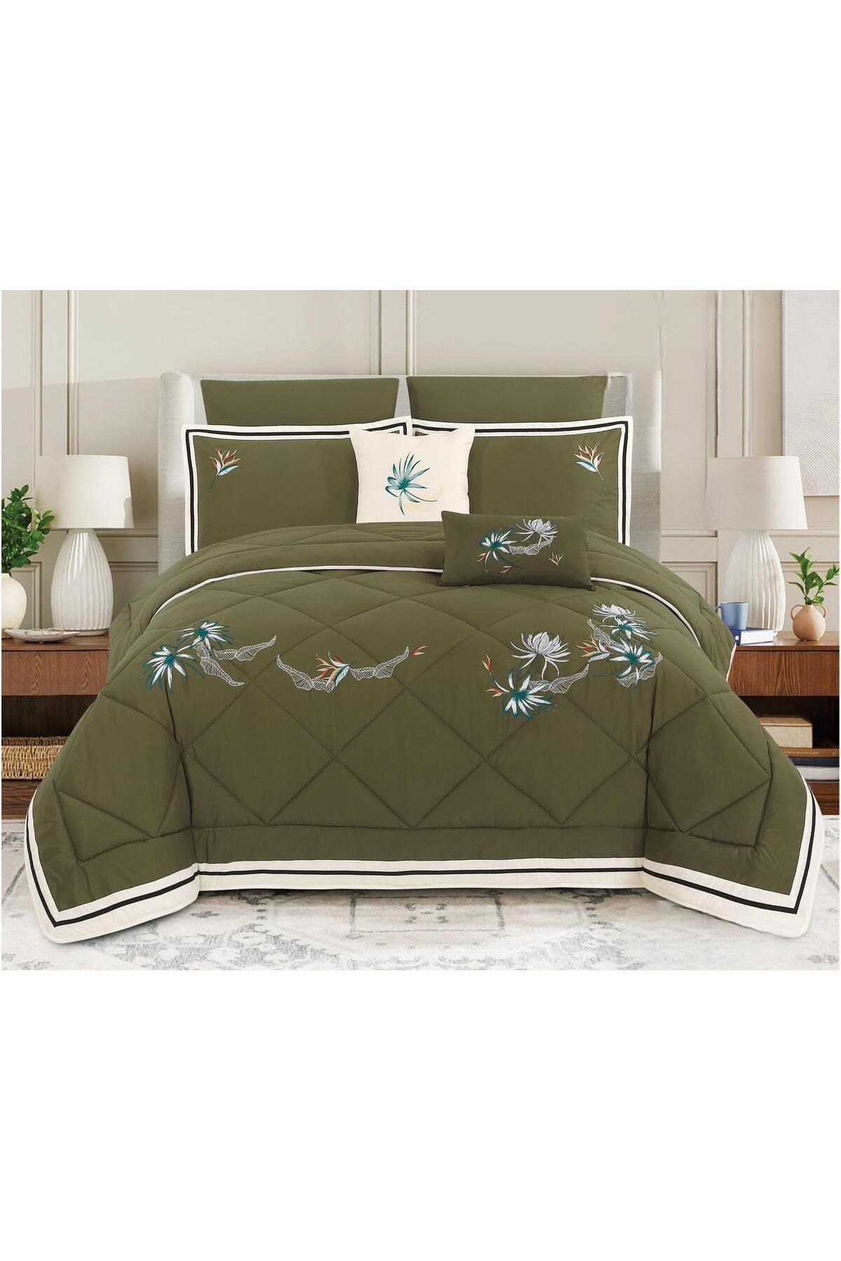 HOURS-Embossed bedding set, 8 pieces king size 1