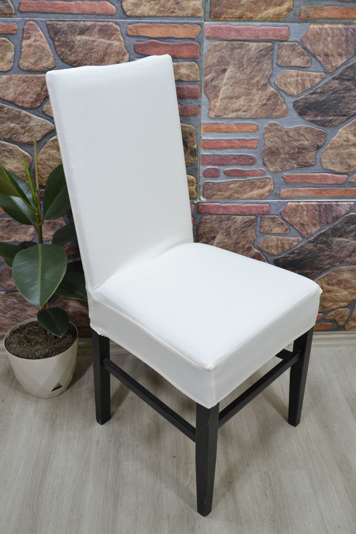 kılıfteks Düz Sandalye Kılıfı Lakos Kumaş