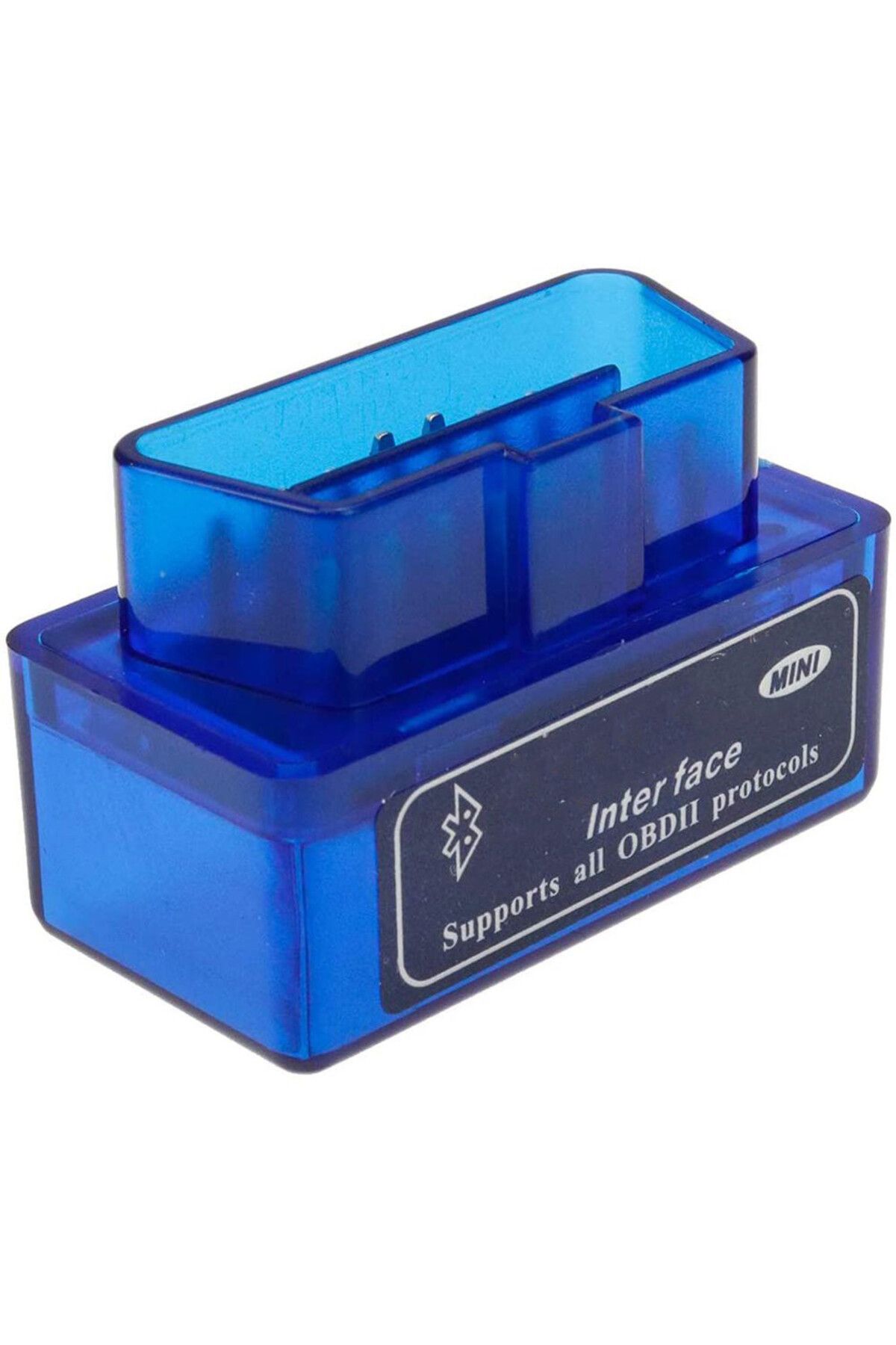 BOEM-Bluetooth interface, OBD II mini, blue, ELM 327, mini 3