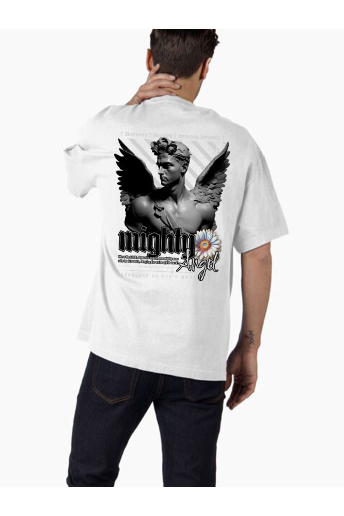 COMVİCHO Unisex streetwear21 Tasarım Baskılı Oversize T-Shirt
