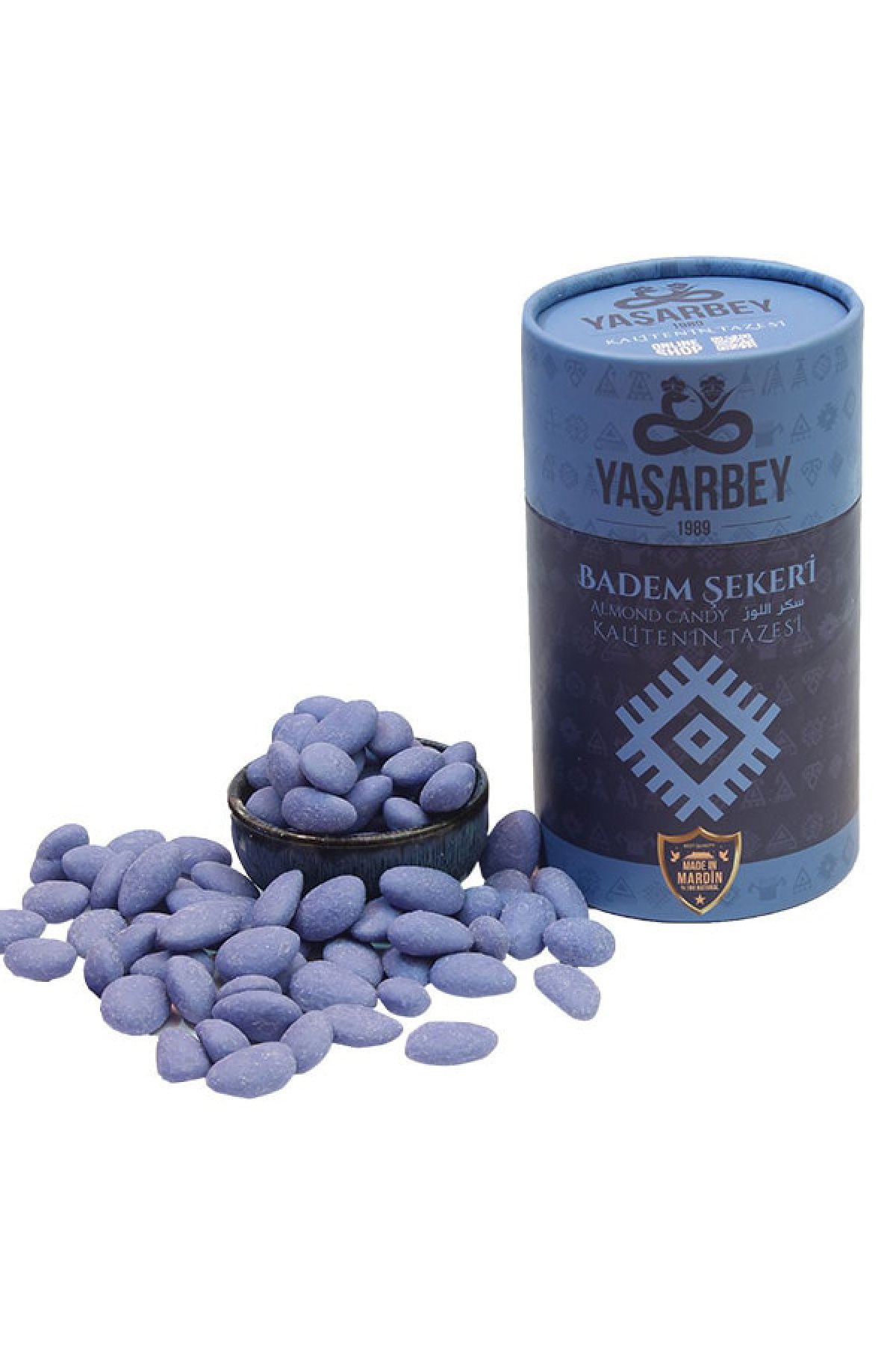 Yaşarbey YÖRESEL MARDİN HAYALET BADEM ŞEKERİ TEK BATIRIMLIK 500 GR [GÜNLÜK-TAZE GÖNDERİM]-(HEDİYELİK DOYPACK)