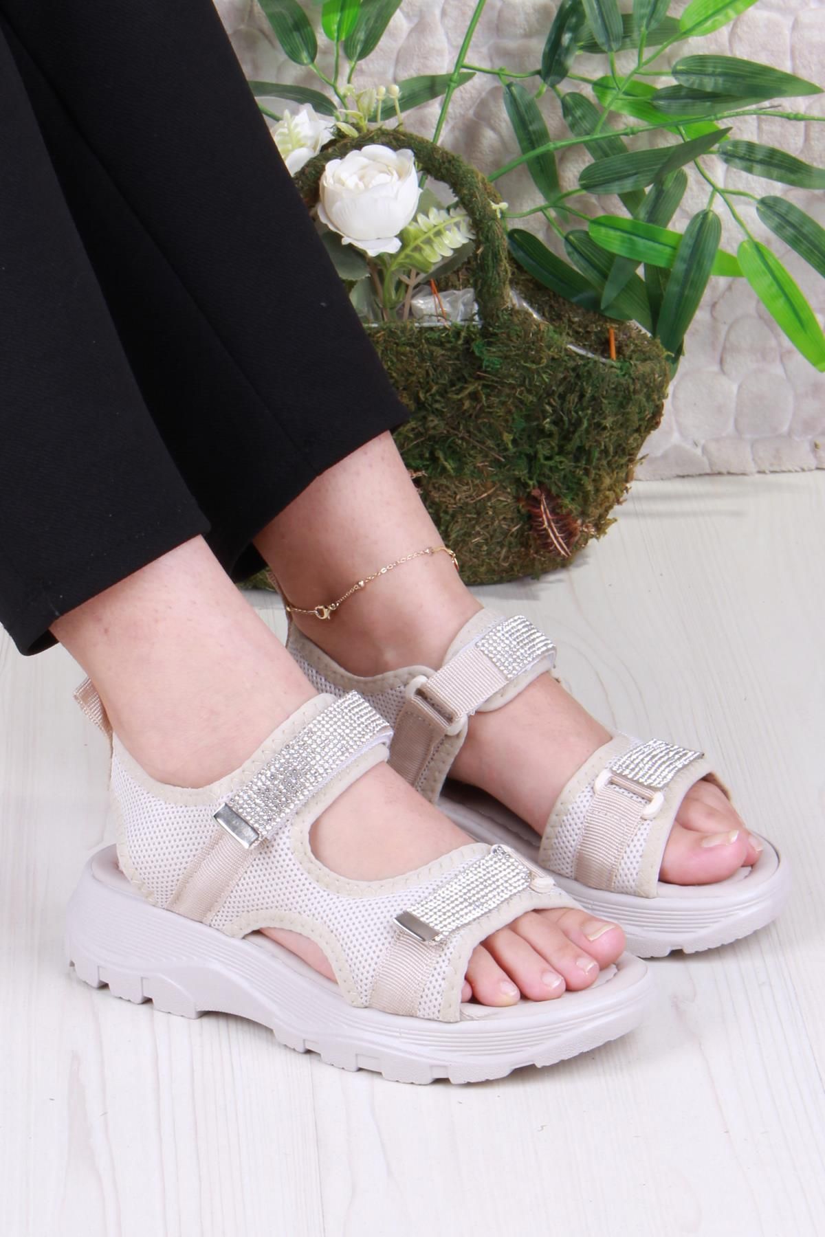 fort 35400 Diva Comfort Rahat Çırtlı Kadın Sandalet
