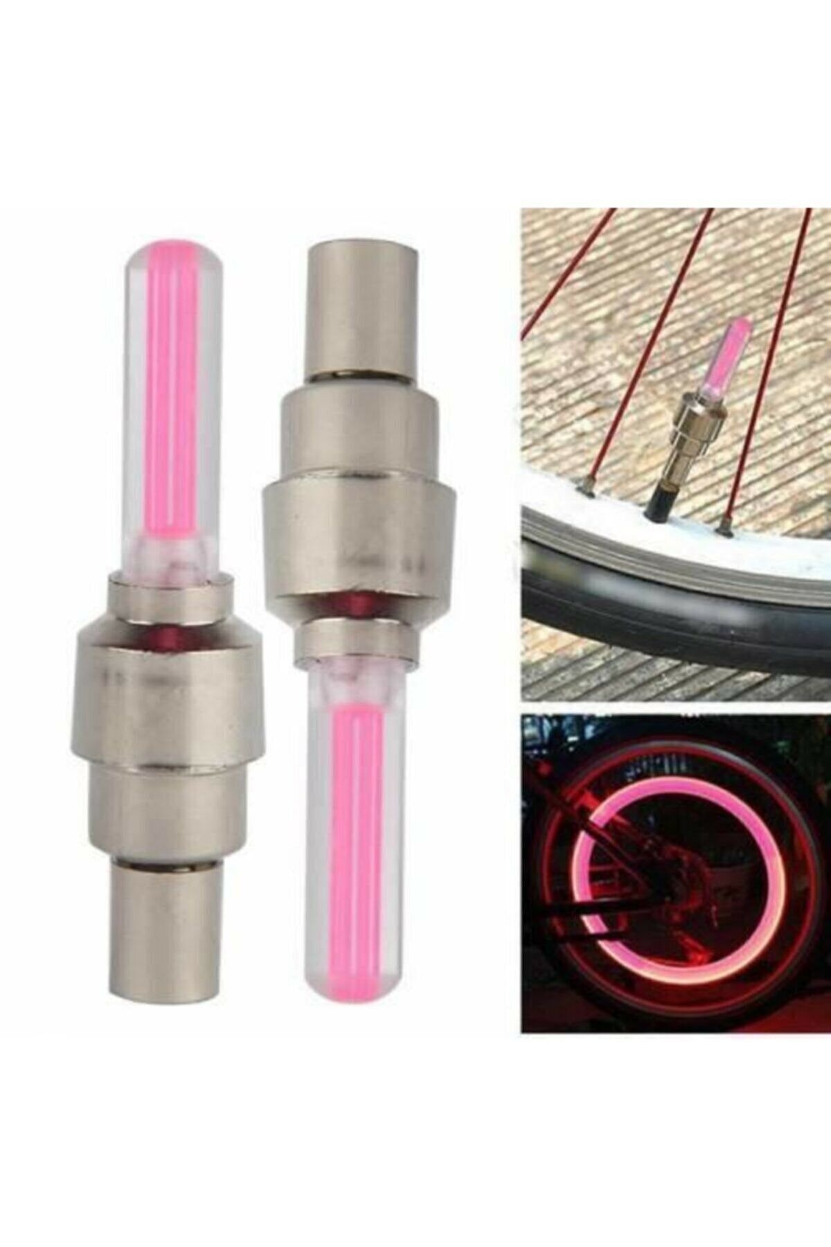 SerenityHaven Işıklı sibop kapağı pembe renk 1 çift led ışıklı sibop kapağı
