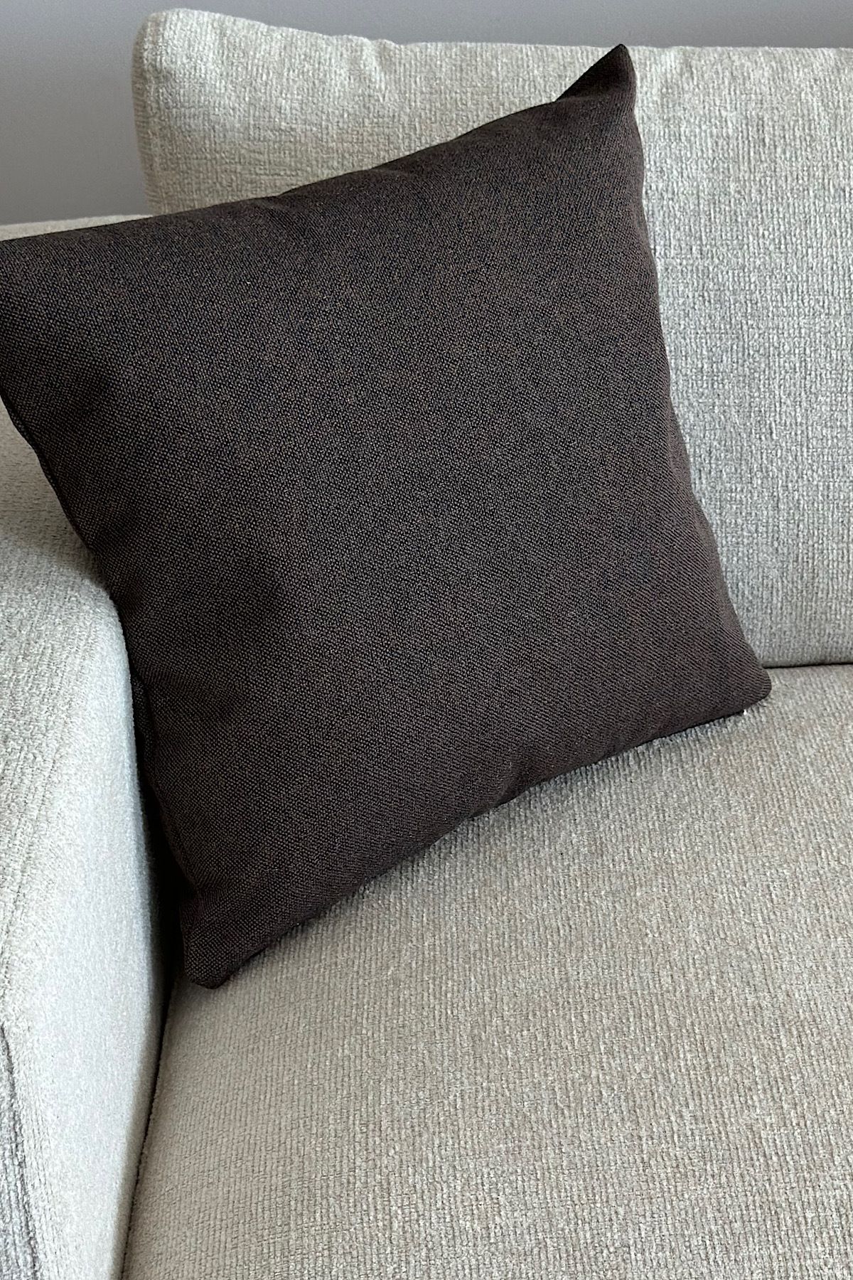 yucelique Novon Home Minimalist Tasarım Cool Touch Keten Doku Premium Kırlent Kılıfı 45*45 cm