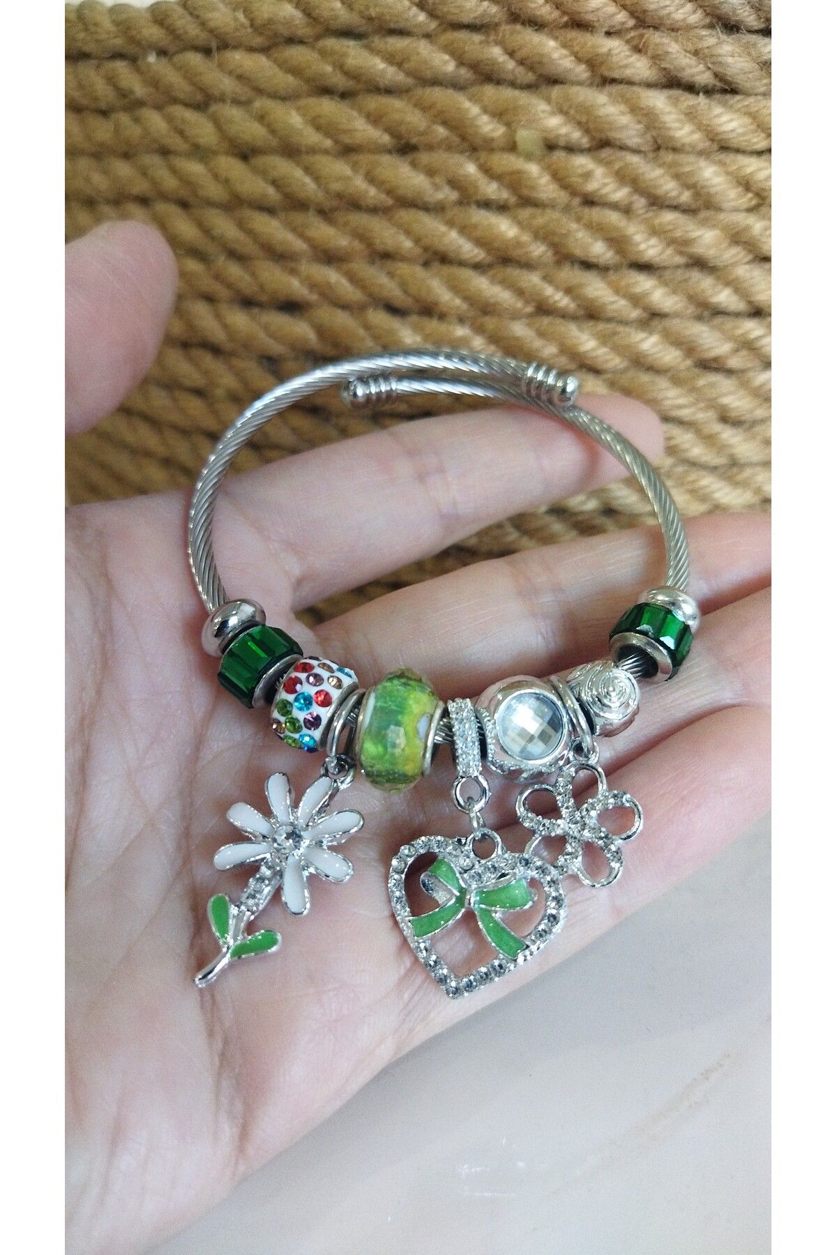 ELAS HOME Çelik CHARM BiLEKLİK