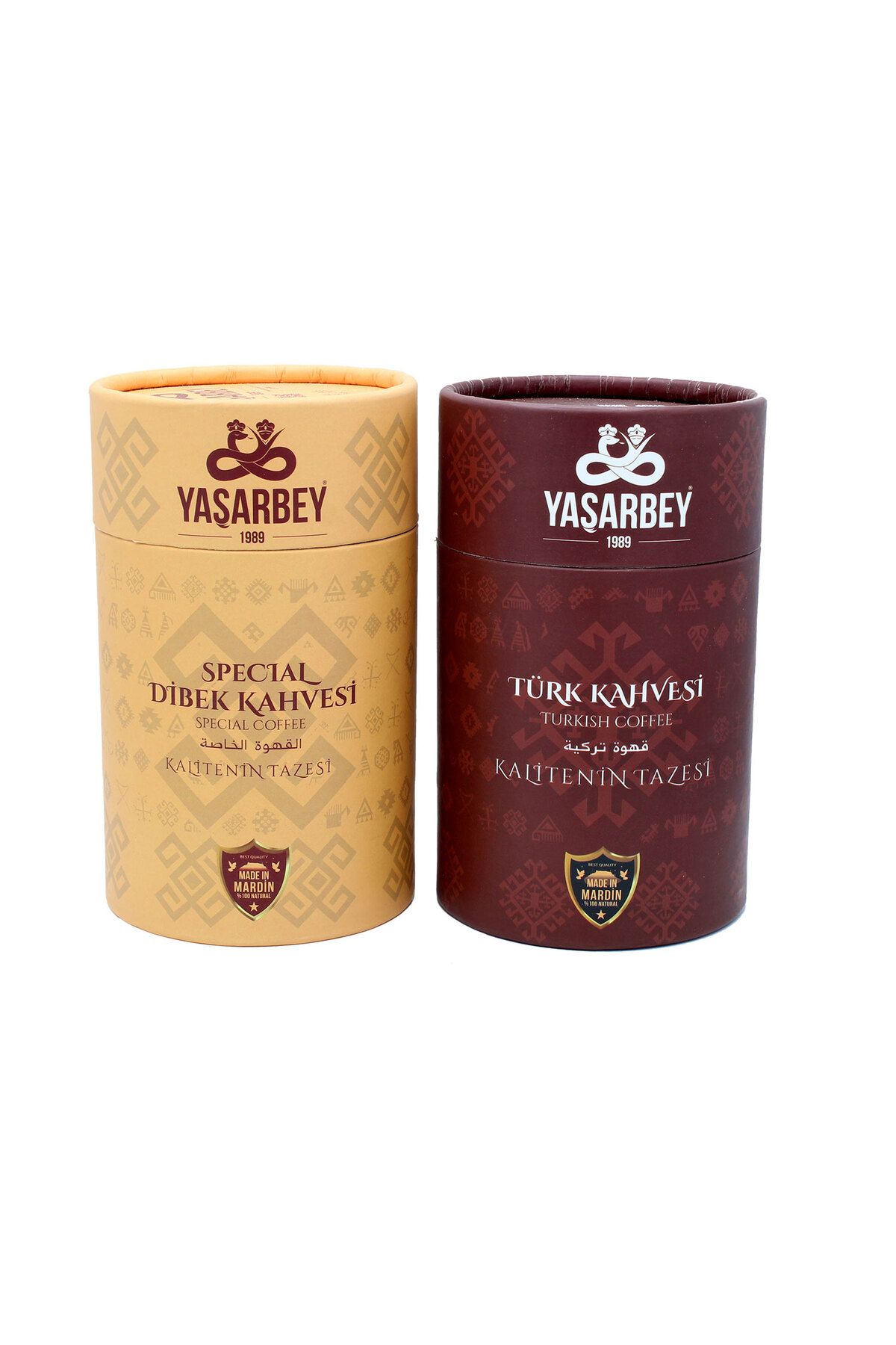 Yaşarbey MARDİN SPECİAL DİBEK KAHVESİ + TÜRK KAHVESİ 400 GR [2'Lİ AVANTAJLI HEDİYELİK SETİ]