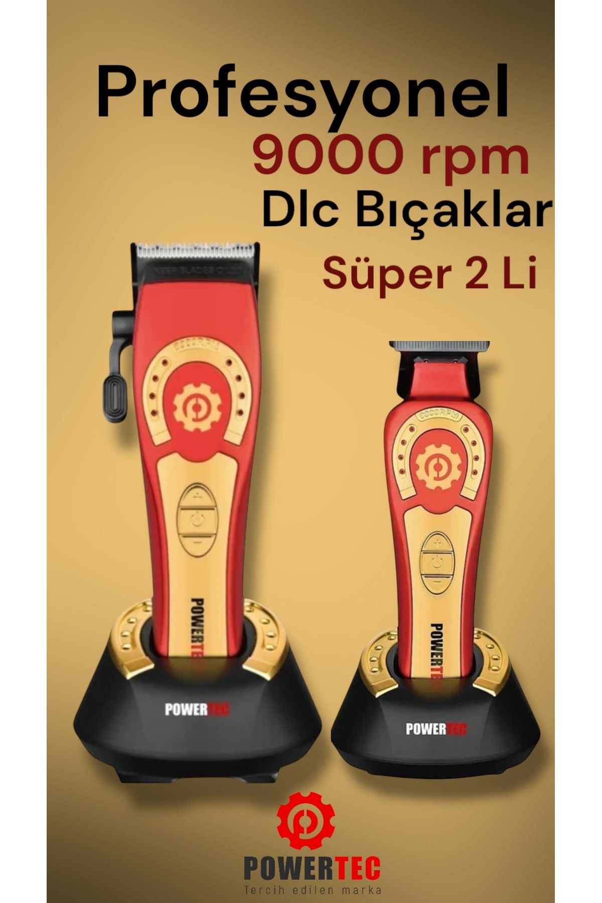 POWERTEC Tıraş Makinası - Süper Set 2 li