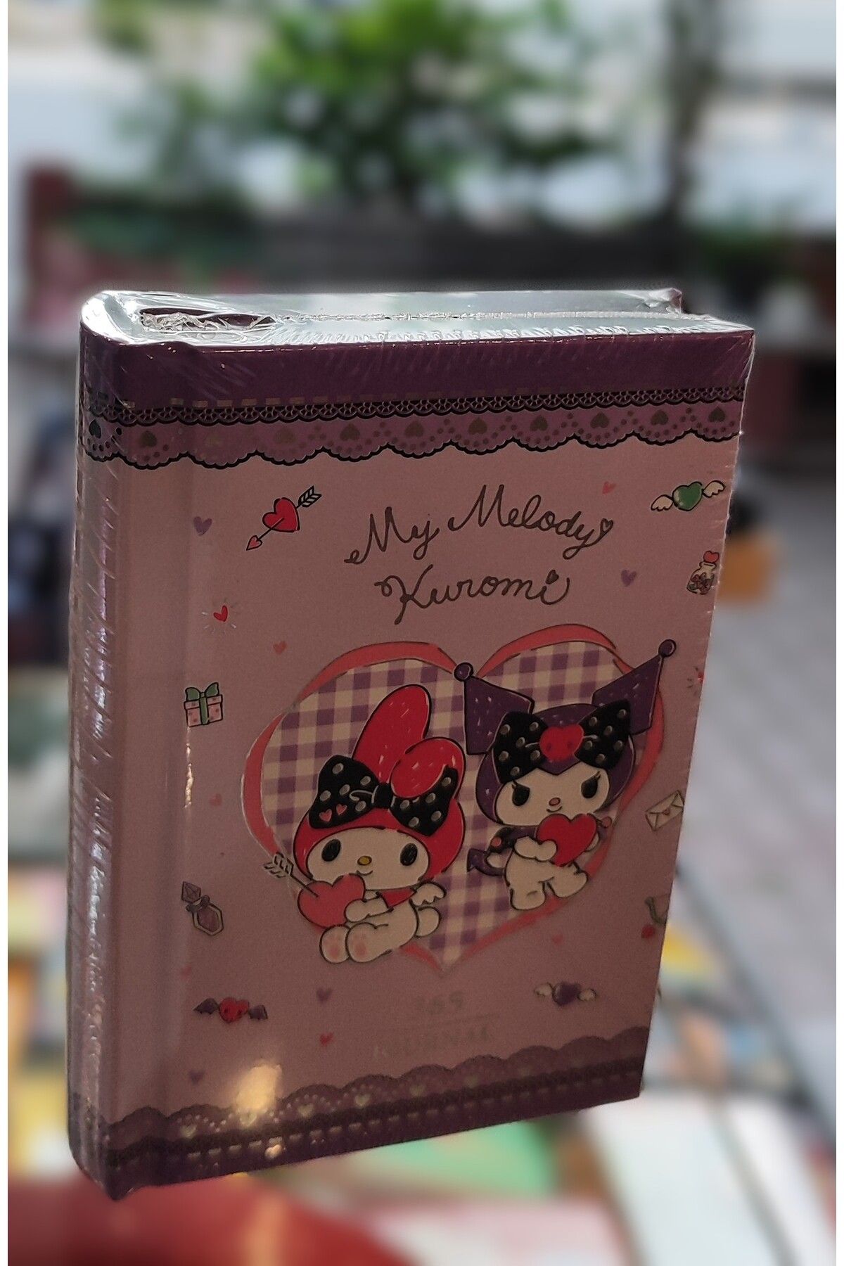 ada çanta kırtasiye Kuromi figürlü 365 journal günlük çok amaçlı defter küçük boy 368 sayfa (10cm*7cm)