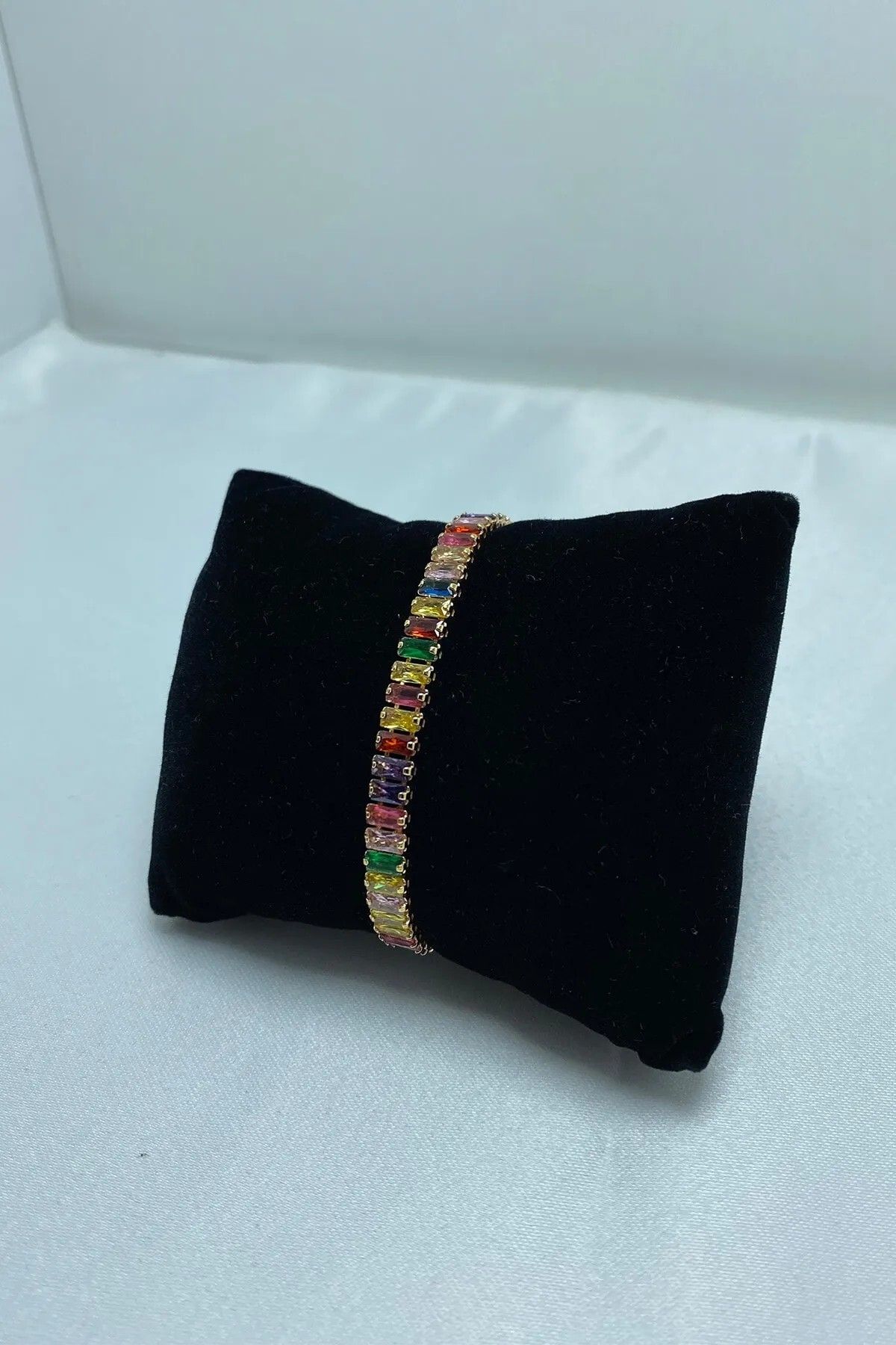 Le Manolia Accessories baget taşlı su yolu çelik bileklik su yolu bileklik zirkon taşlı su yolu bileklik çelik bileklik