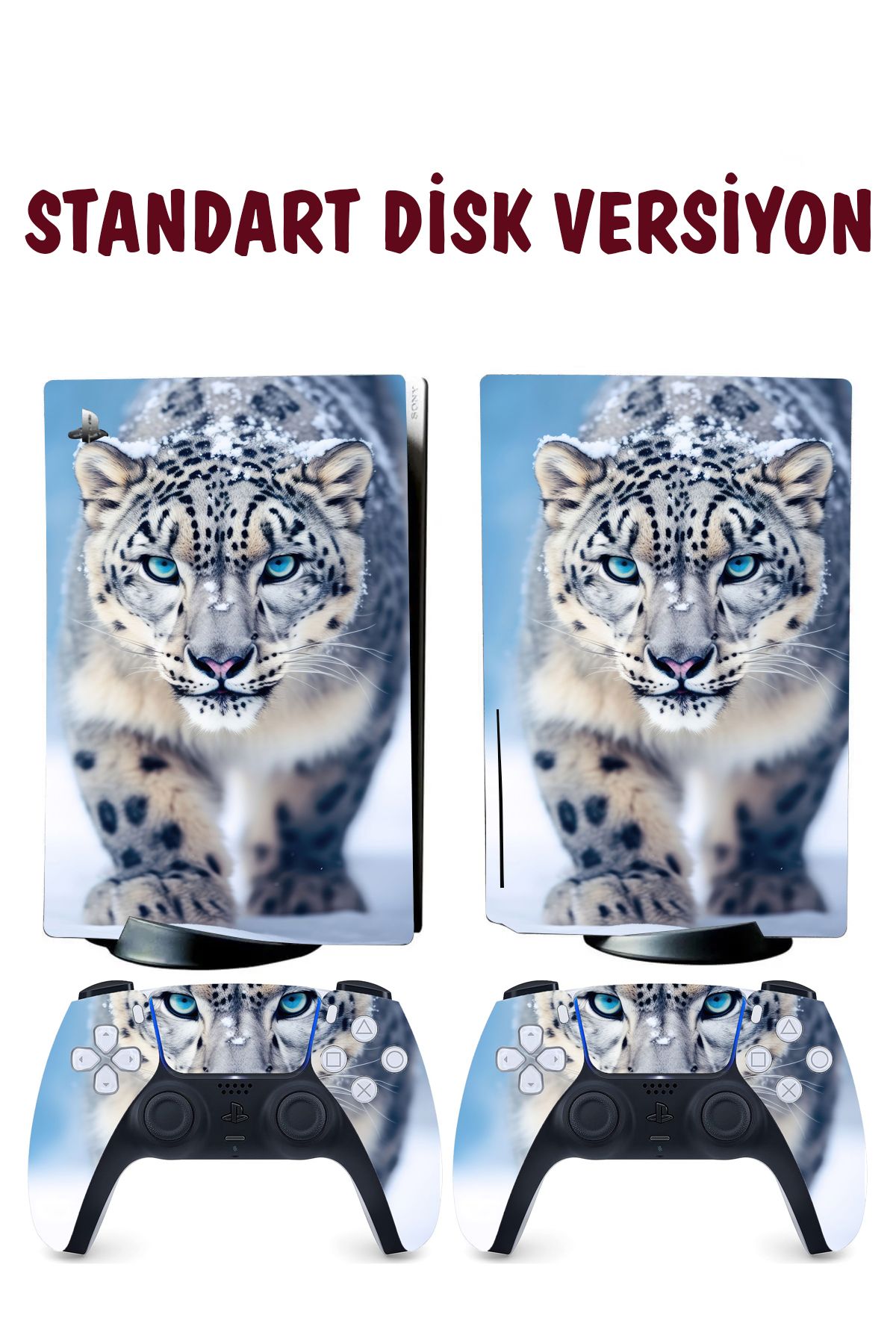 KT Decor Kar Leoparı Playstation 5 Full Sticker Kaplama Seti