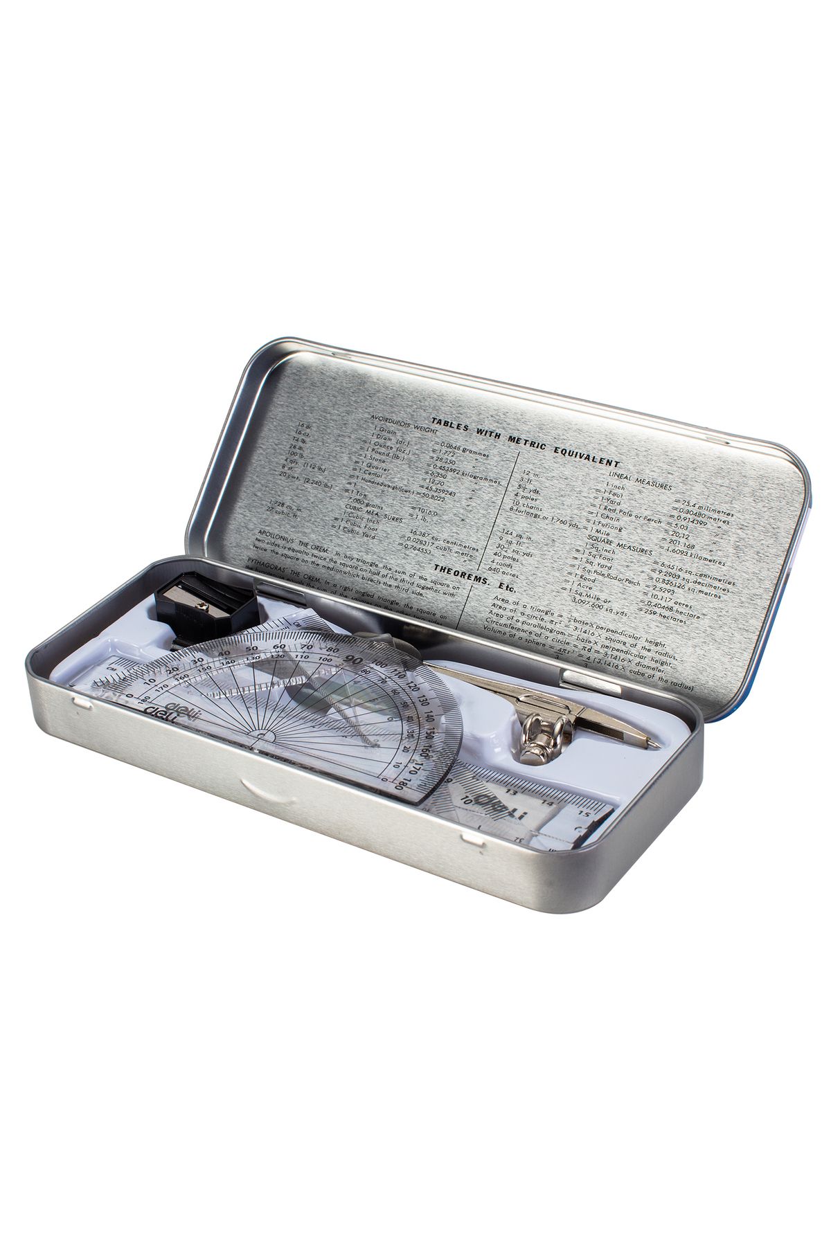 Deli-EG30505 Drafting Set 8pcs - ideal for students and classroom geometry tasks 5