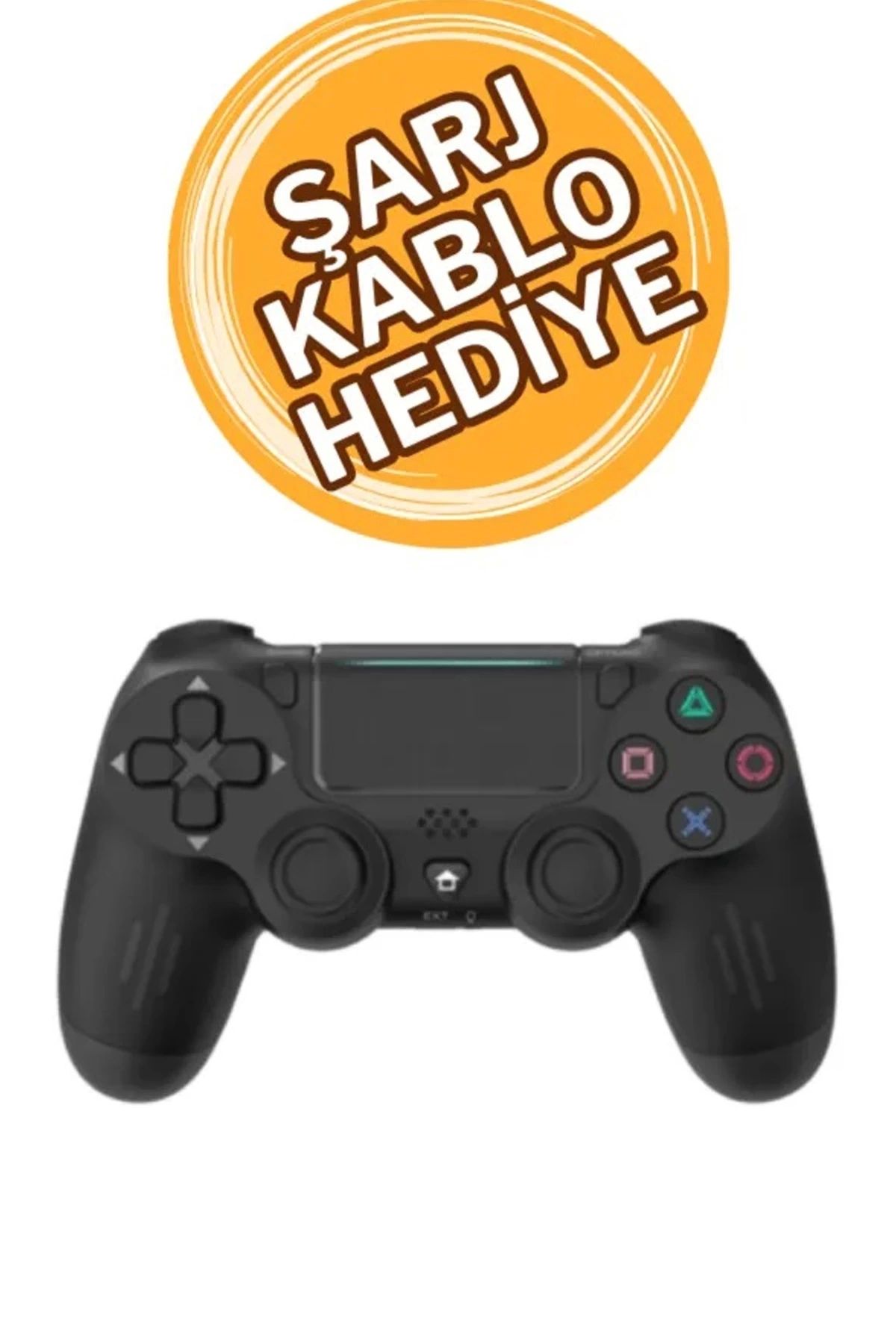 YNT İthalat Ps4 Kol Wireless Bt Kablosuz Oyun Kolu Ps4 Joystick Tablet Telefon Pc Uyumlu Titreşimli Oyun Kolu