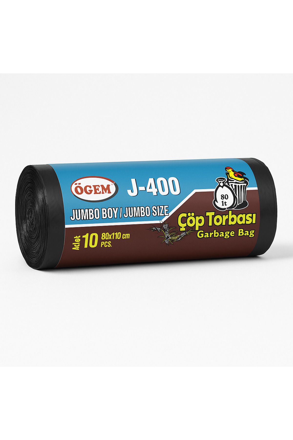 Ögem J400 Jumbo Boy Çöp Poşeti 85*110 5 Rulo ( 50 Adet)