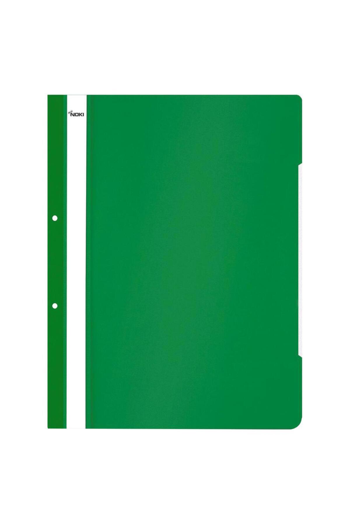 Noki 48288 Telli Dosya Plastik 50 Adet - Yeşil