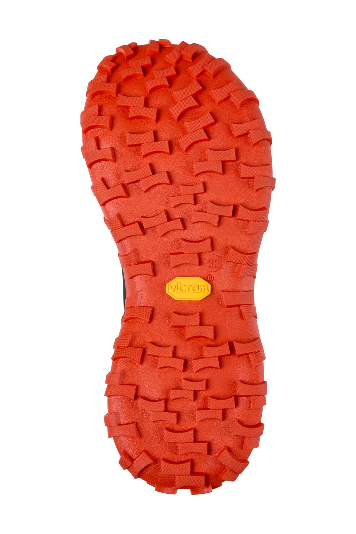 CAMPER-Women's Red Color Block Hook And Loop Sandals With Back Tie, Soft Sole DriftTrail 5