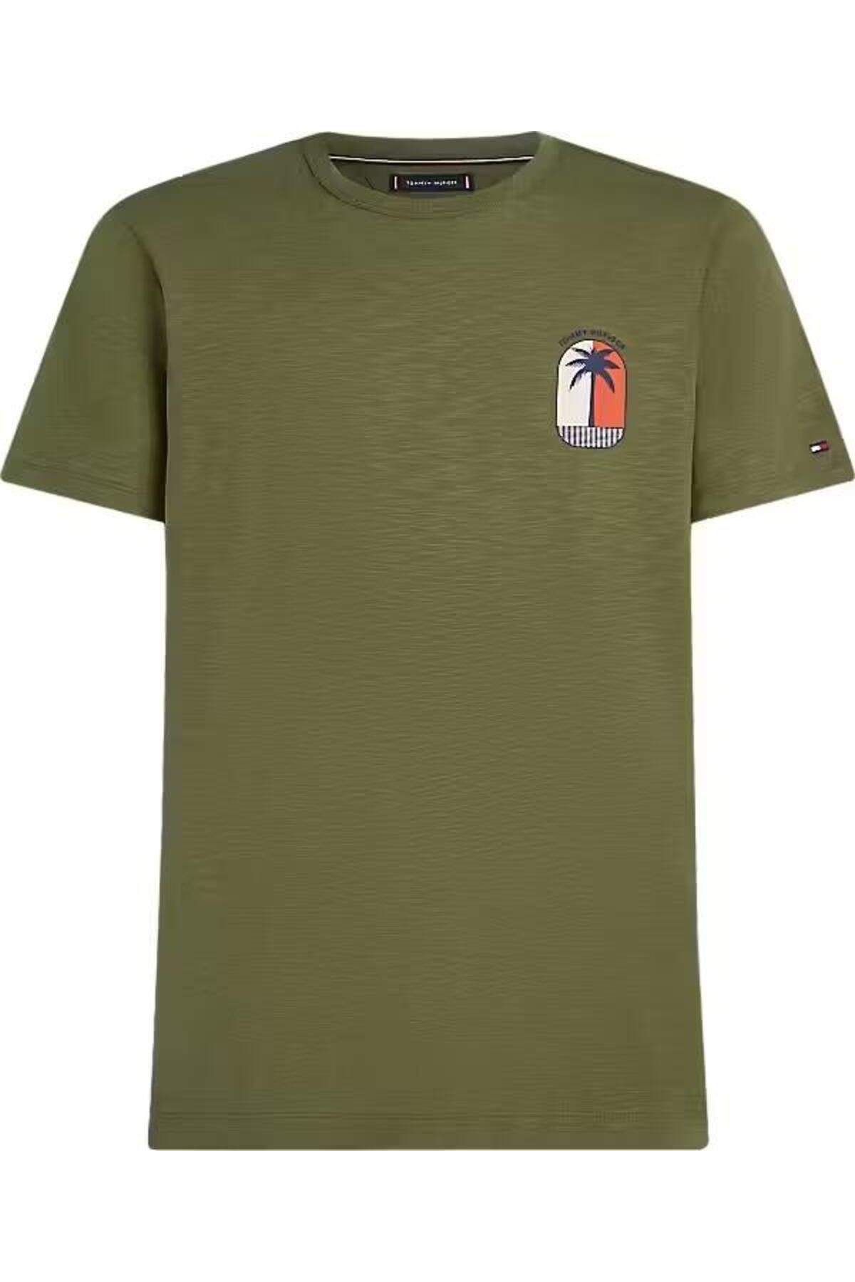 Tommy Hilfiger PALM TREE TEE