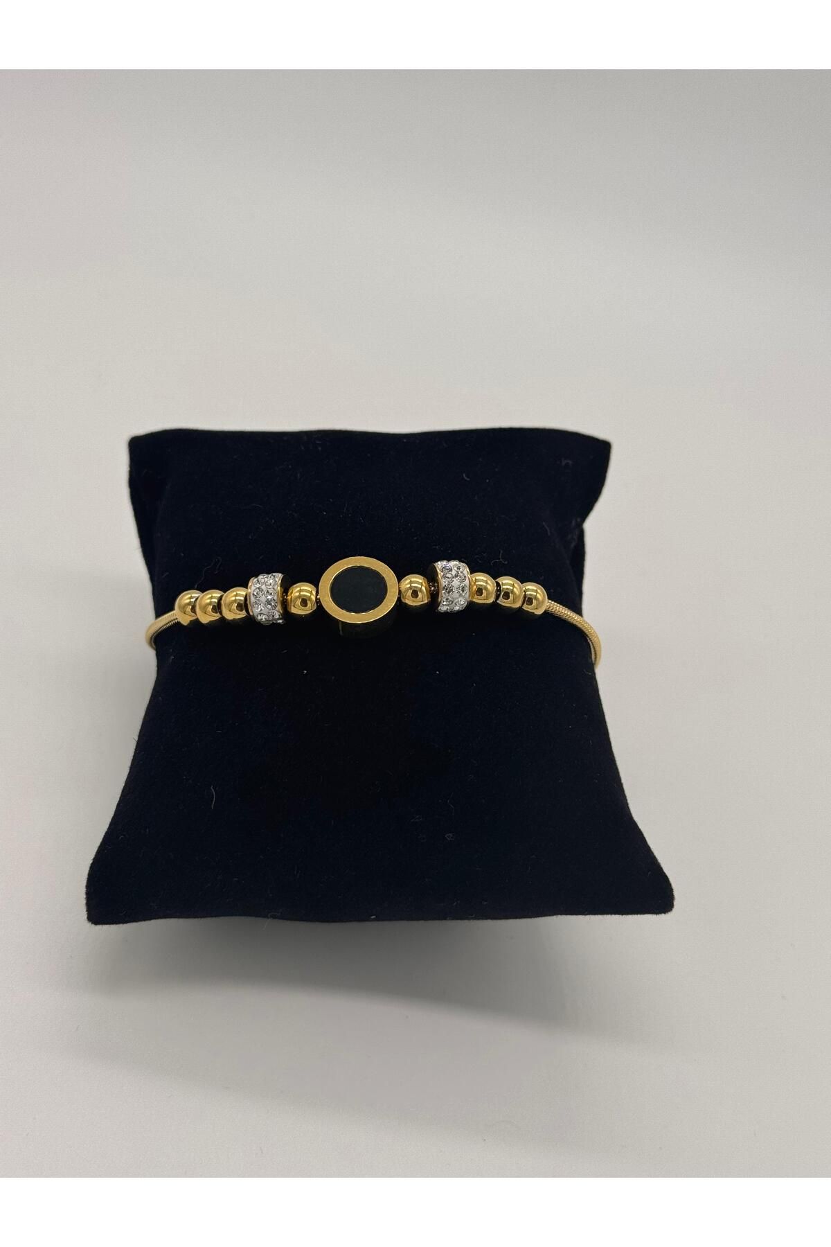 MODA KADIN ALTIN KAPLAMA ÇELİK ZARİF BİLEKLİK