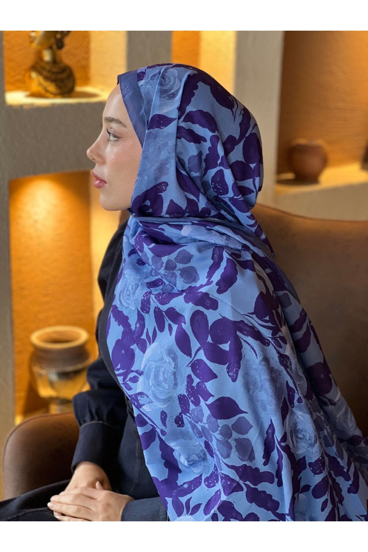 Modakaşmir Verd Desen Lina Şal