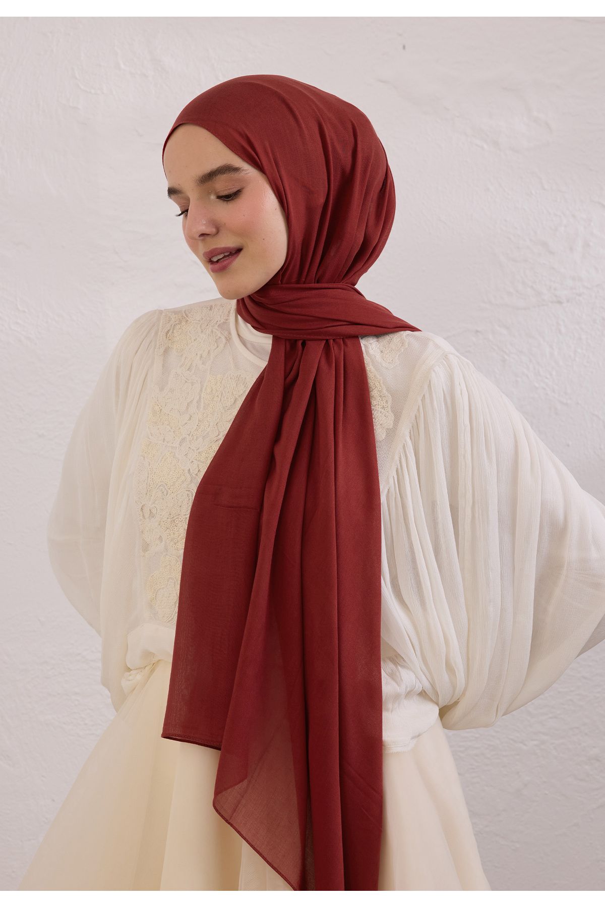 Fresh SOFT VİSKON ŞAL KIRMIZI