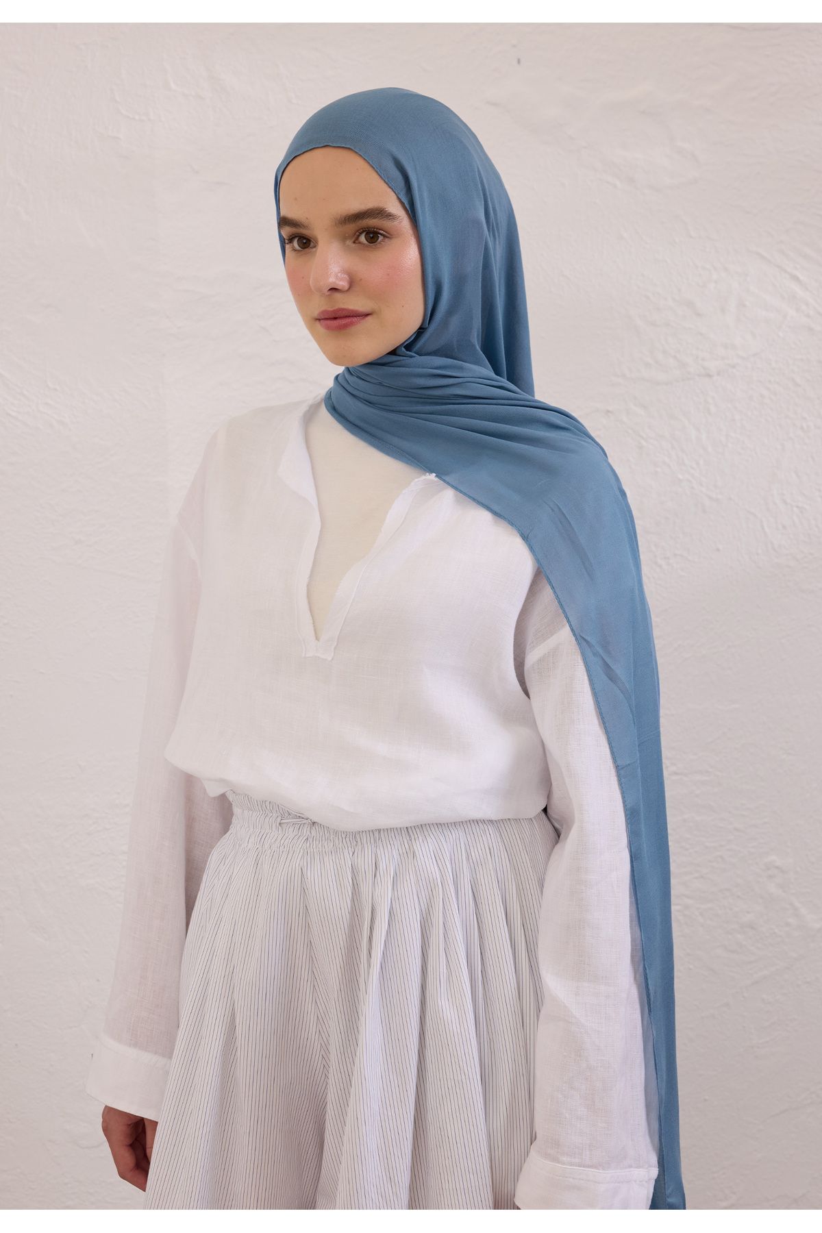 Fresh SOFT VİSKON ŞAL KOT MAVİ
