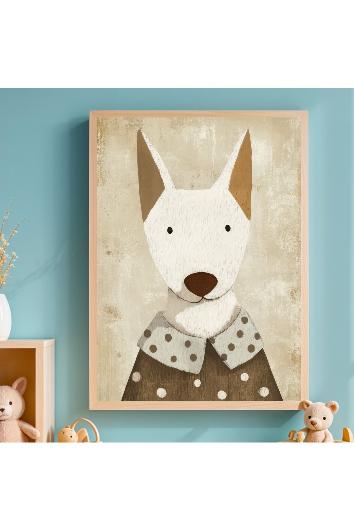 woodhomeworks tek parça çocuk odası dekor tablo