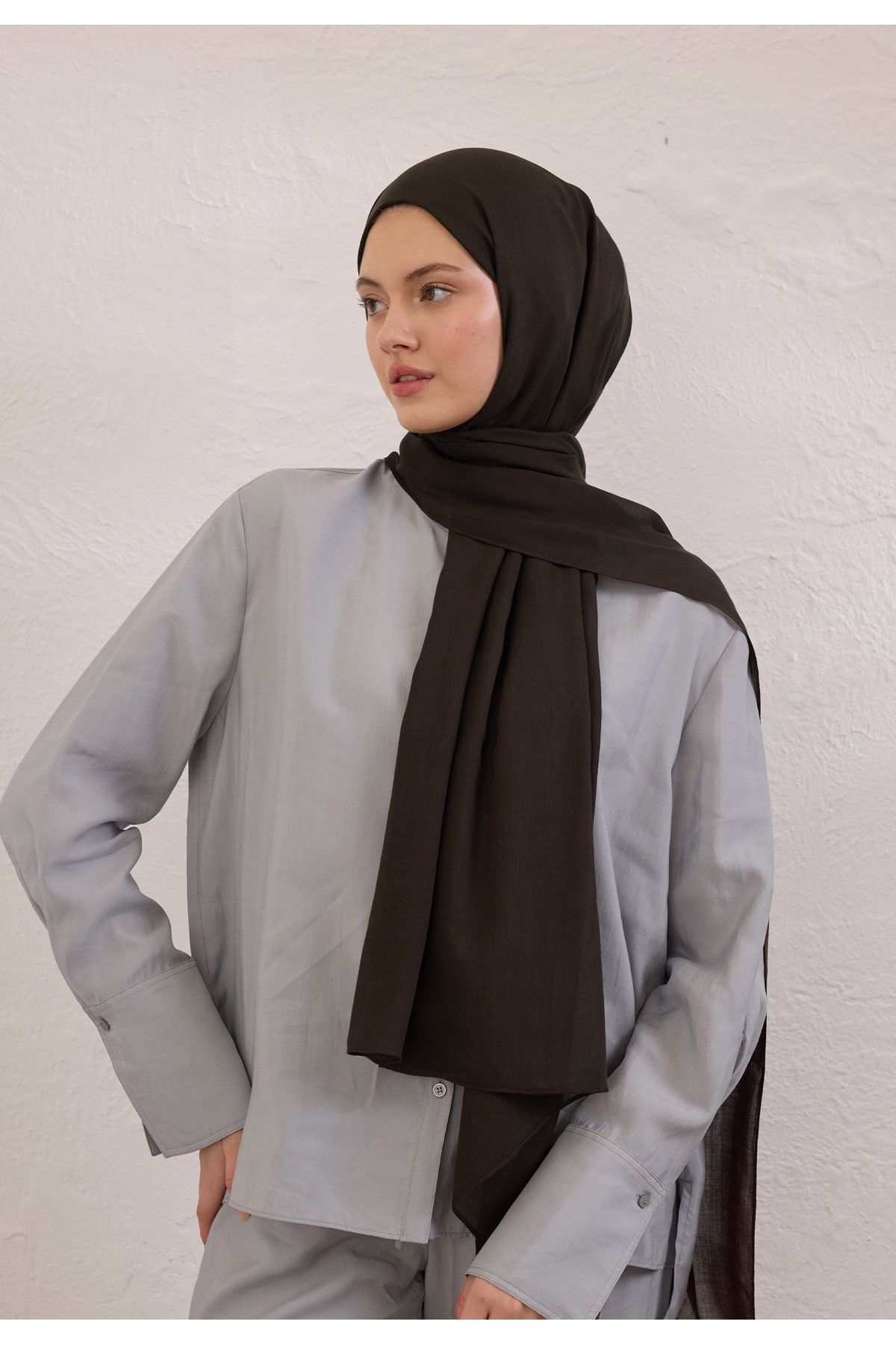 Fresh SOFT VİSKON ŞAL ÇİKOLATA KAHVE
