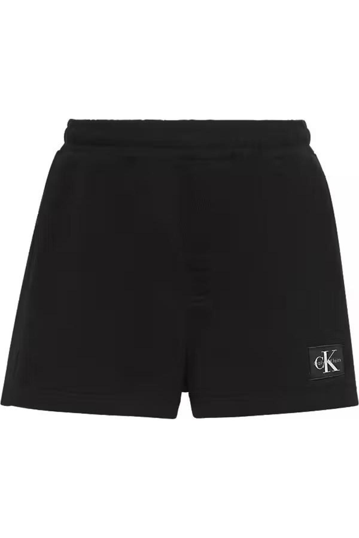 Calvin Klein A - FRENCH TERRY BADGE LOGO SHOR