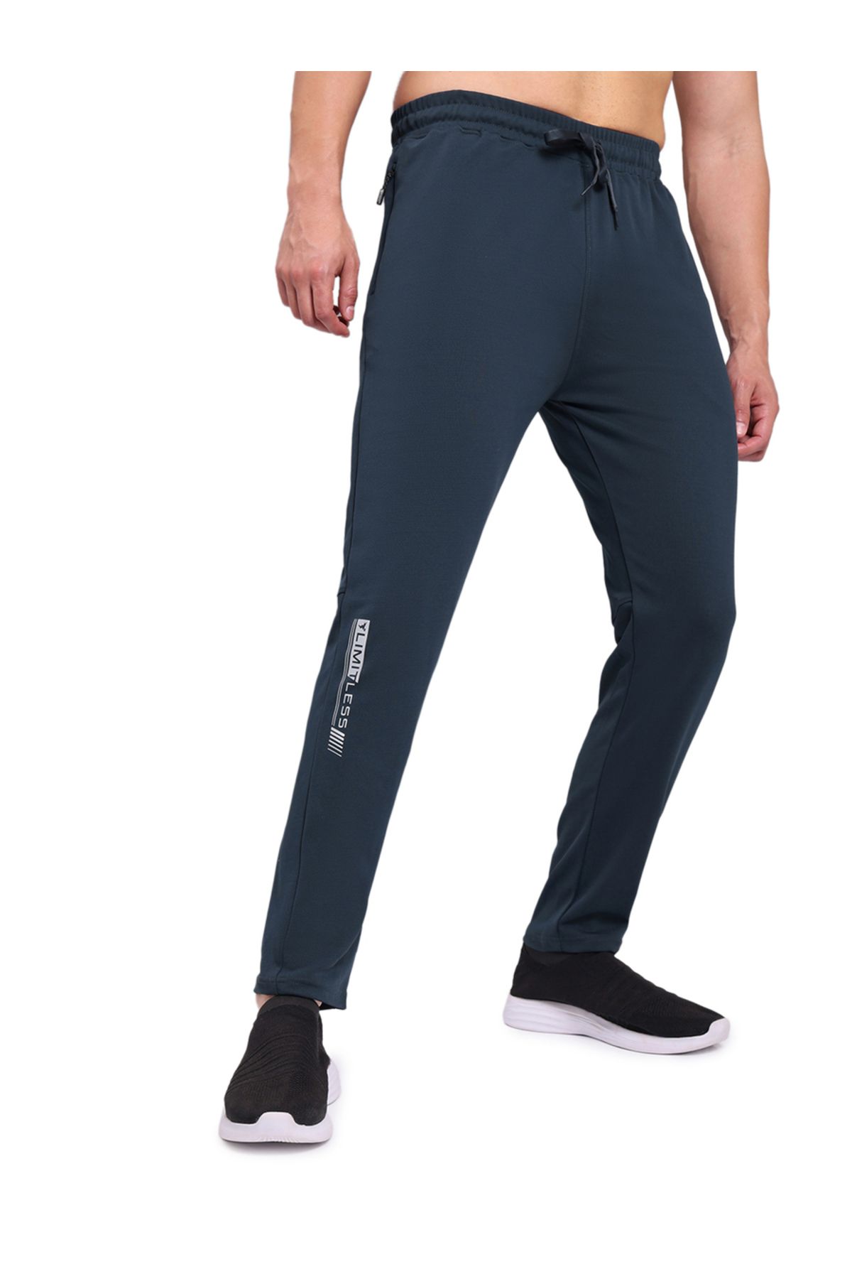 Technosport By Styli-Solid 4-Way Stretch Track Pants 3