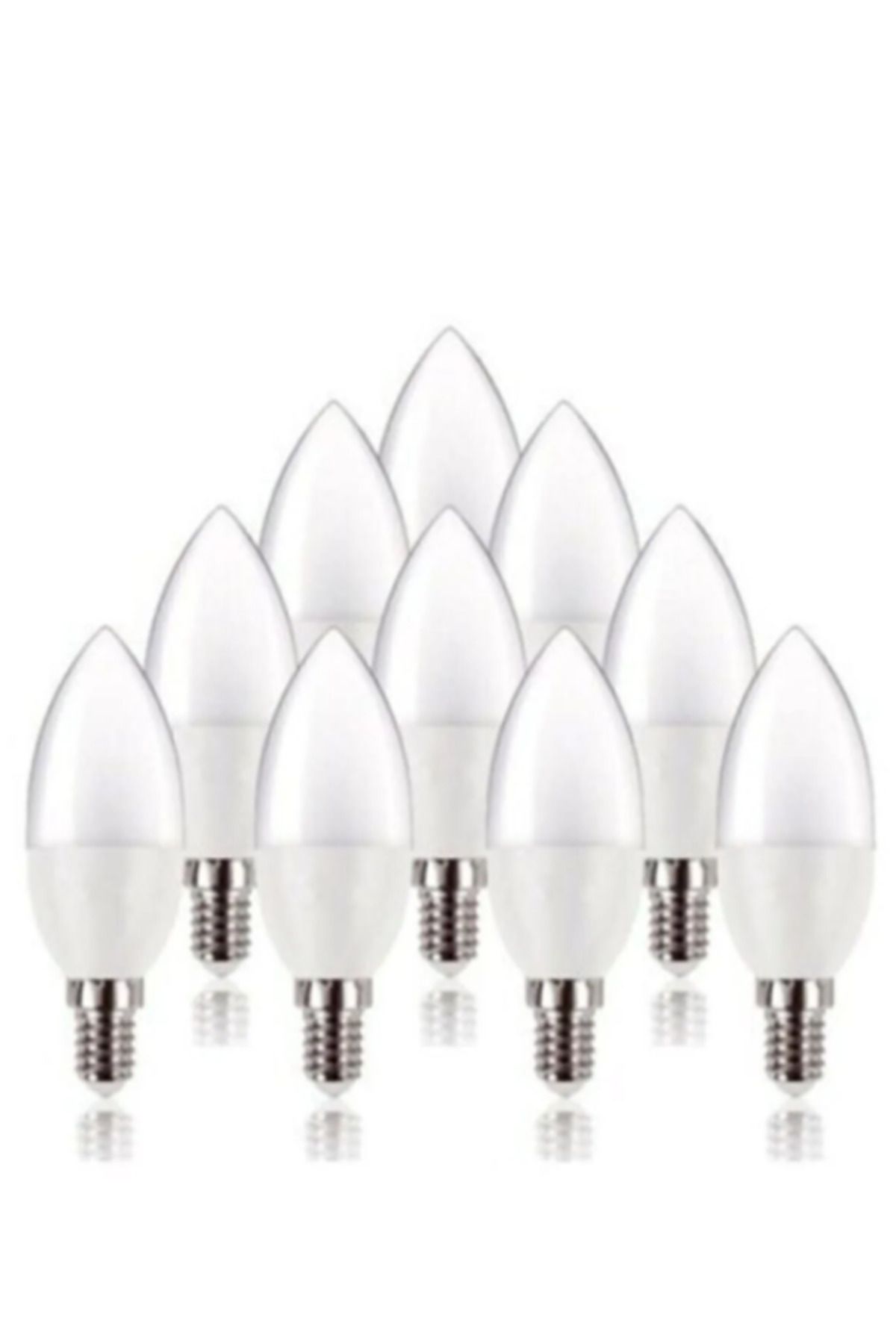 Noas 7w Led Buji Ampul E14 Led Ampul Mum Ampul İnce Duy GÜNIŞIĞI 10'lu Paket