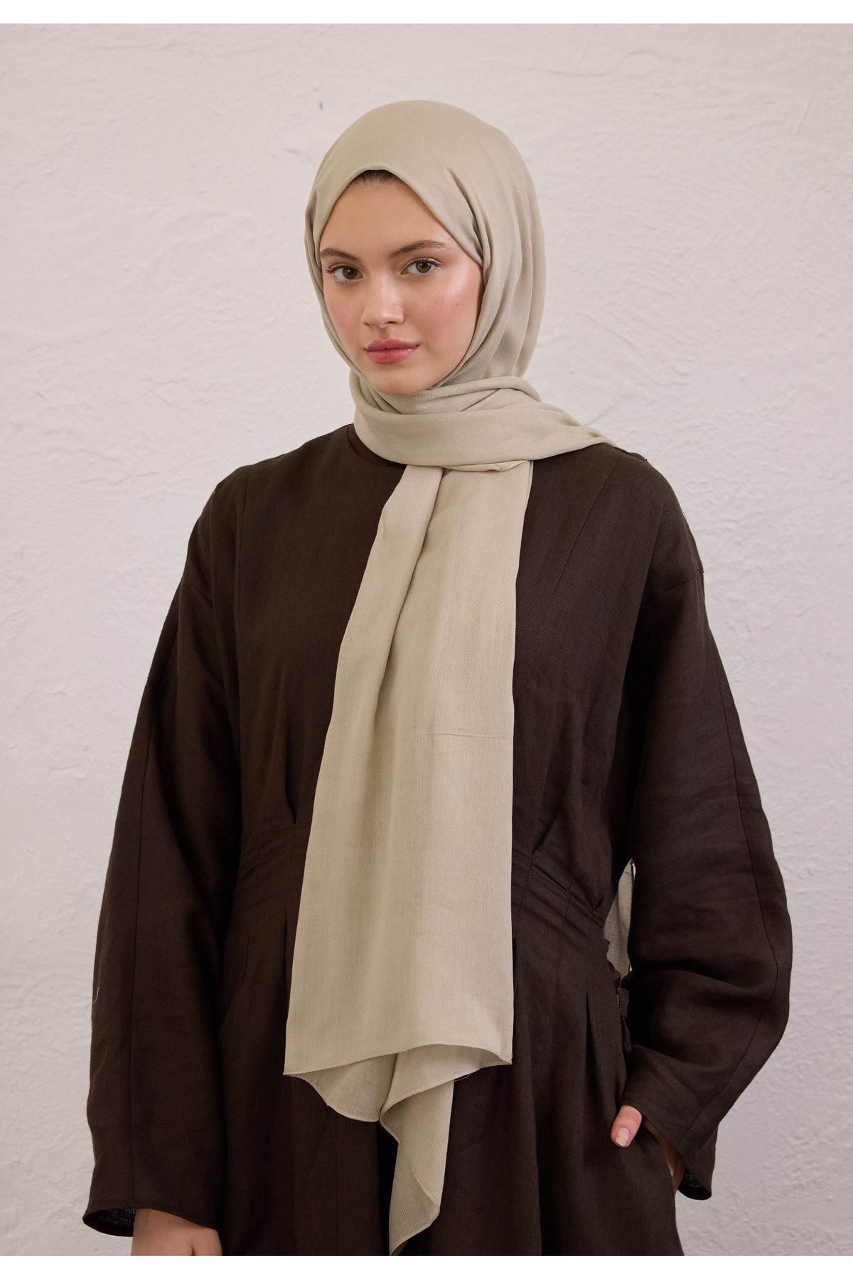 Fresh SOFT VİSKON ŞAL NATUREL BEJ