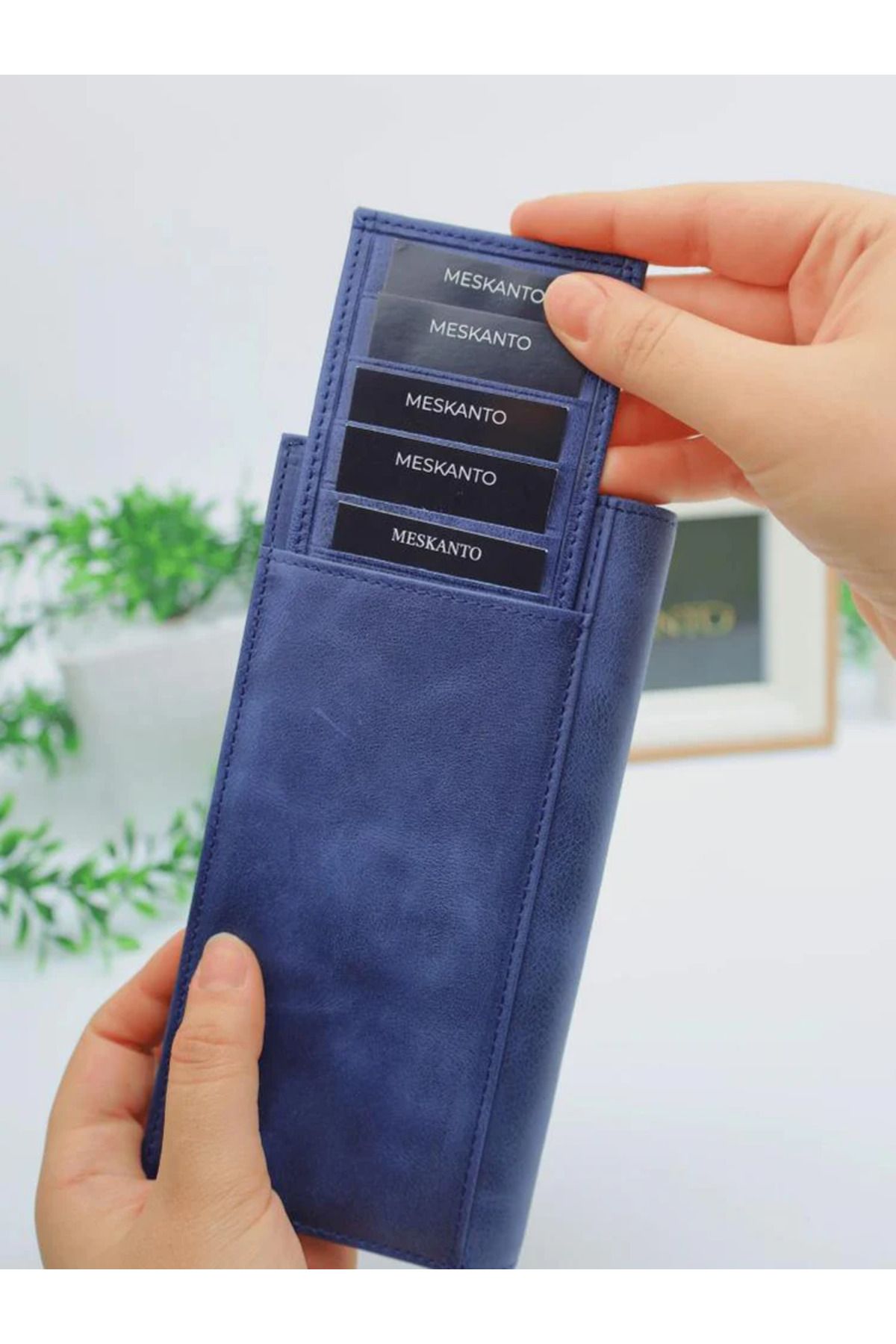 Meskanto Maya Hakiki Deri Kanguru Telefon Bölmeli Kadın Cüzdan