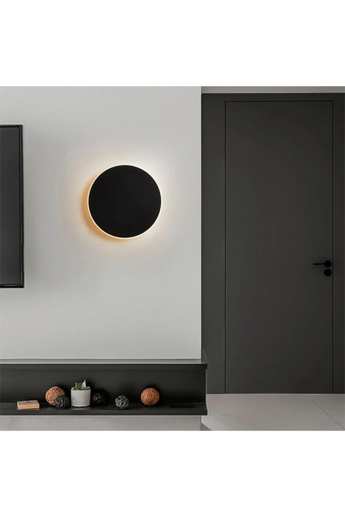 Hero Led HL-5611 10W 19,5 CM Dokunmatik Duvar Aplik Modern Duvar Lambası 3 Renk Duvar Aydınlatması