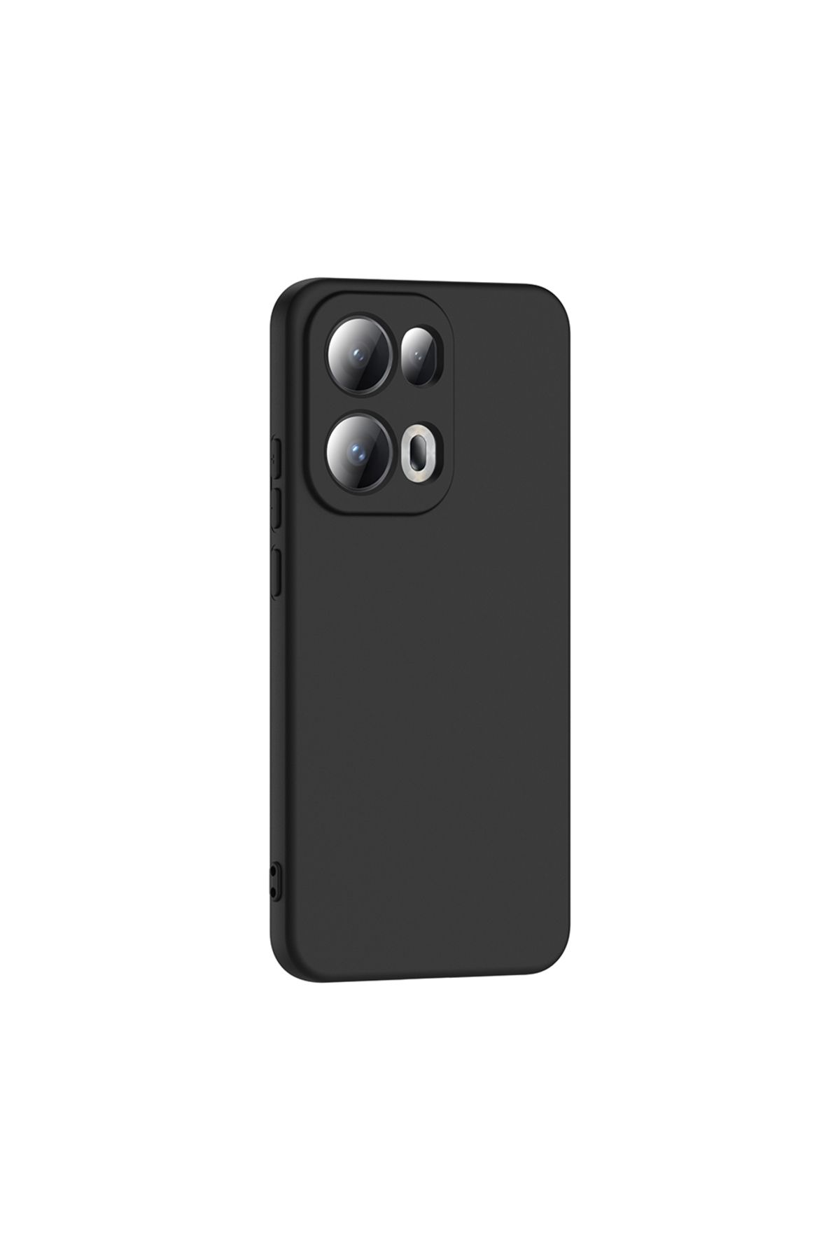 Apsuwa Oppo Reno 13 Pro uyumlu Kılıf Lansman İçi Kadife Silikon Siyah