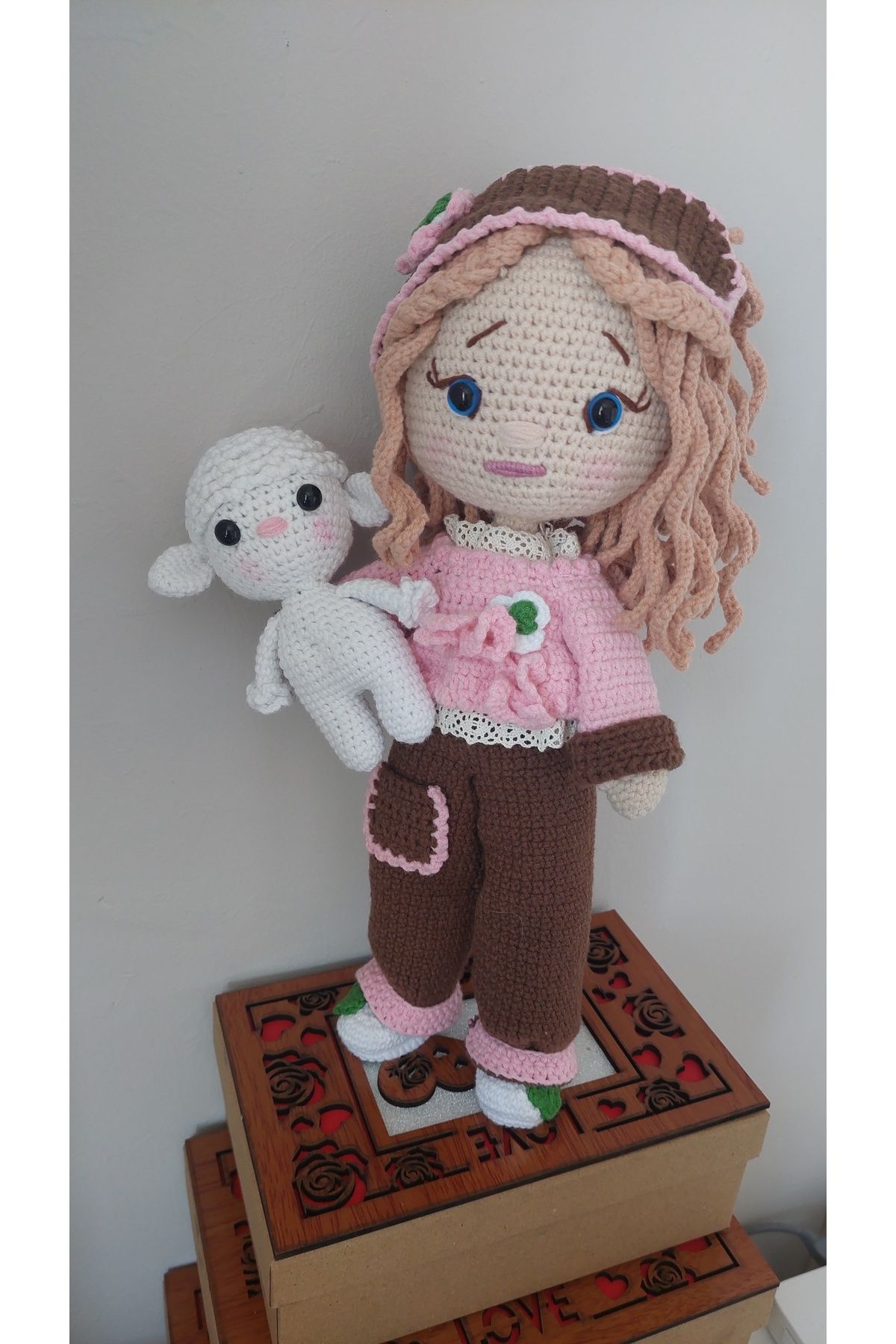 odabaş shop Amigurumi kiz bebek