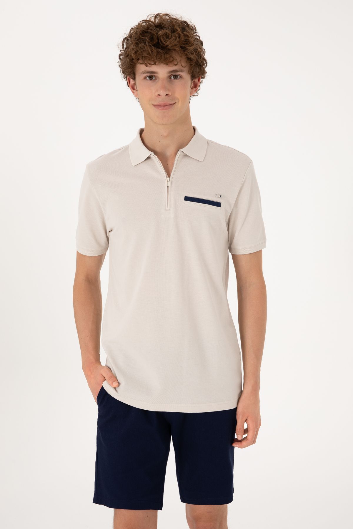 U.S. Polo Assn. Erkek Taş Tişört 50306788-VR049