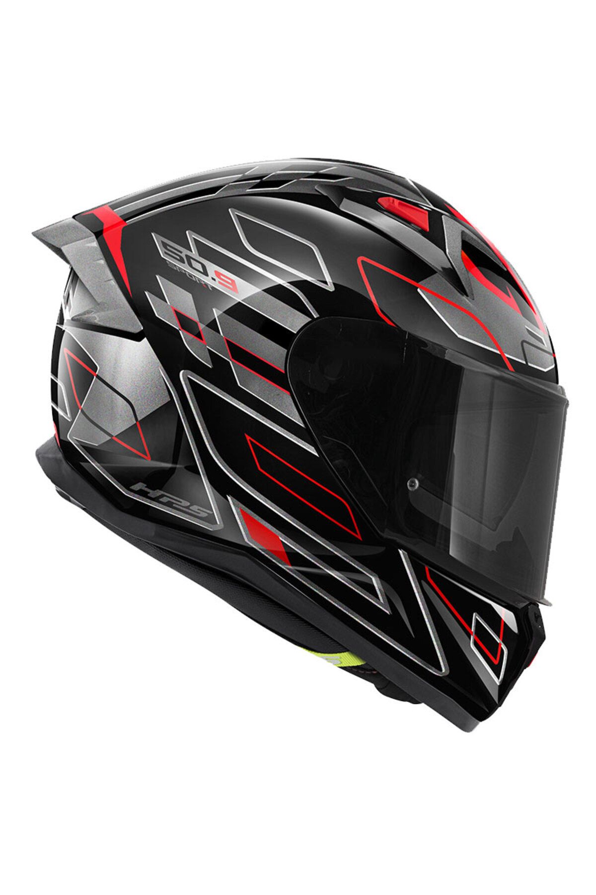 Givi 50.9 ASSAULT SİYAH-TITANIUM-KIRMIZI KASK