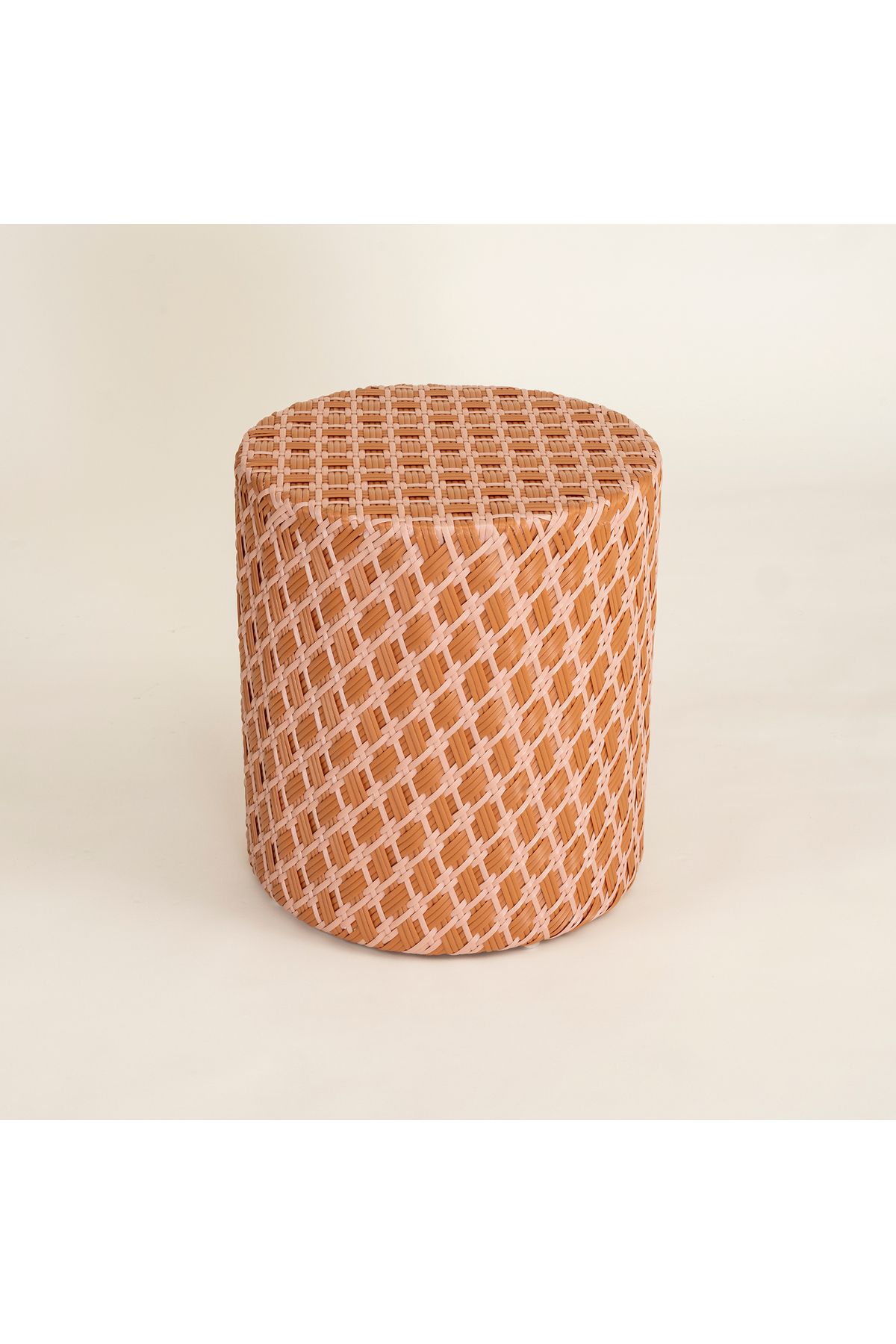Zsa Zsa Zsu Java Rattan - Synthetıc Puf 40x40x45 Cm Turuncu