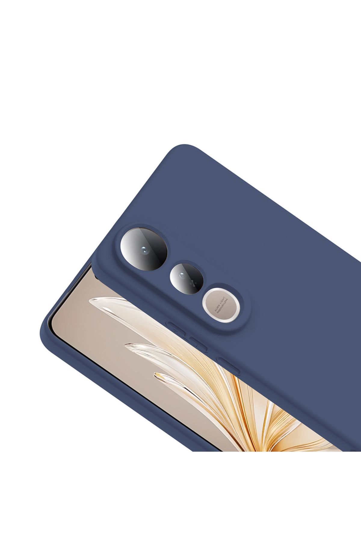 Zipax Vivo V50 Lite 5G Kılıf Soft Mat Lansman içi Kadife Zr-Mara